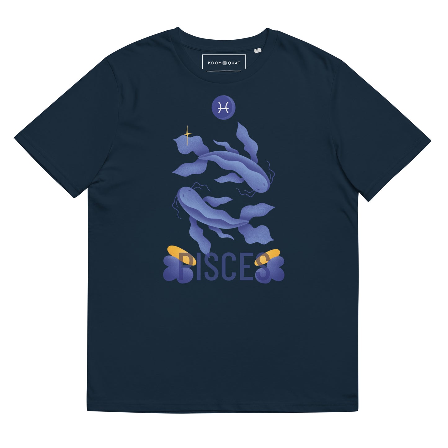 Pisces Unisex Organic Cotton T-Shirt - Raw Edition