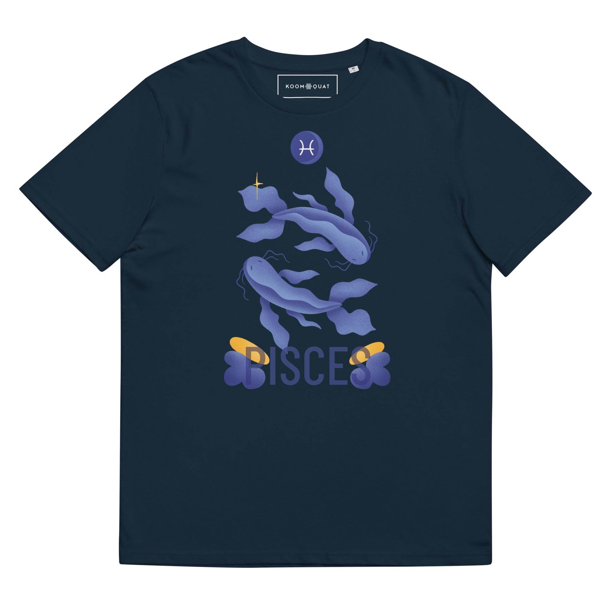 Pisces Unisex Organic Cotton T-Shirt - Raw Edition - 