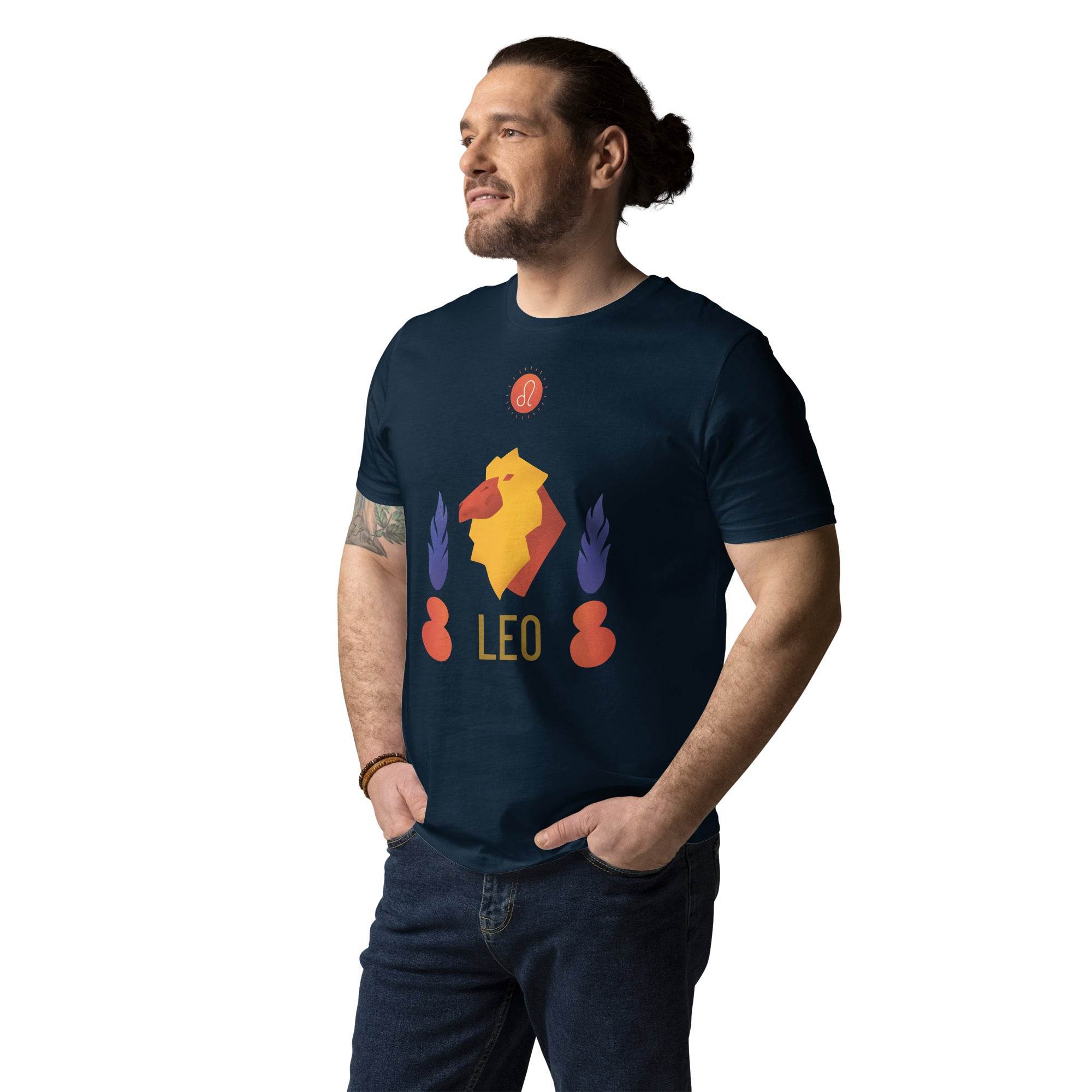 Leo Unisex Organic Cotton T-Shirt - Raw Edition - 