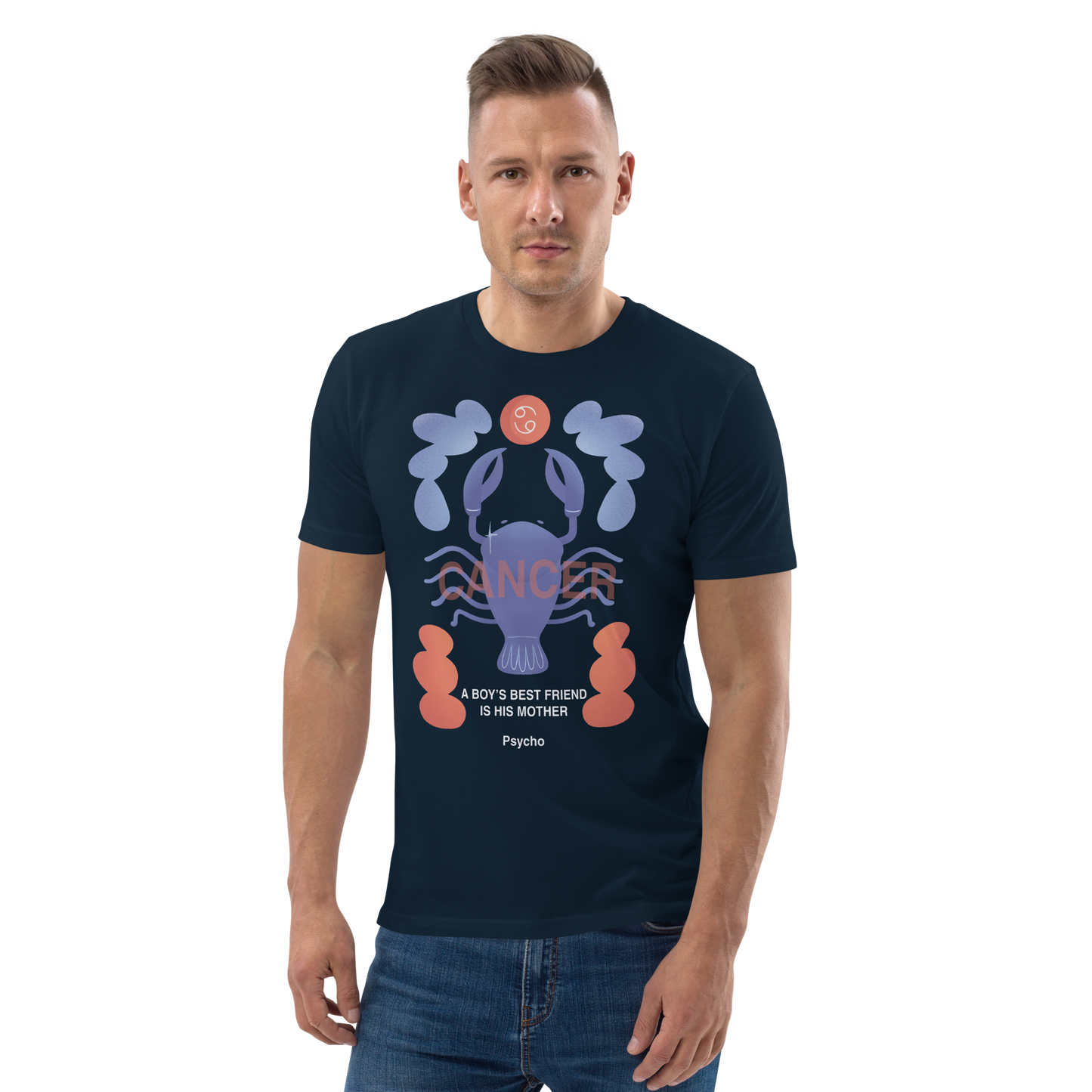 Cancer Unisex Organic Cotton T-Shirt - Psycho Edition