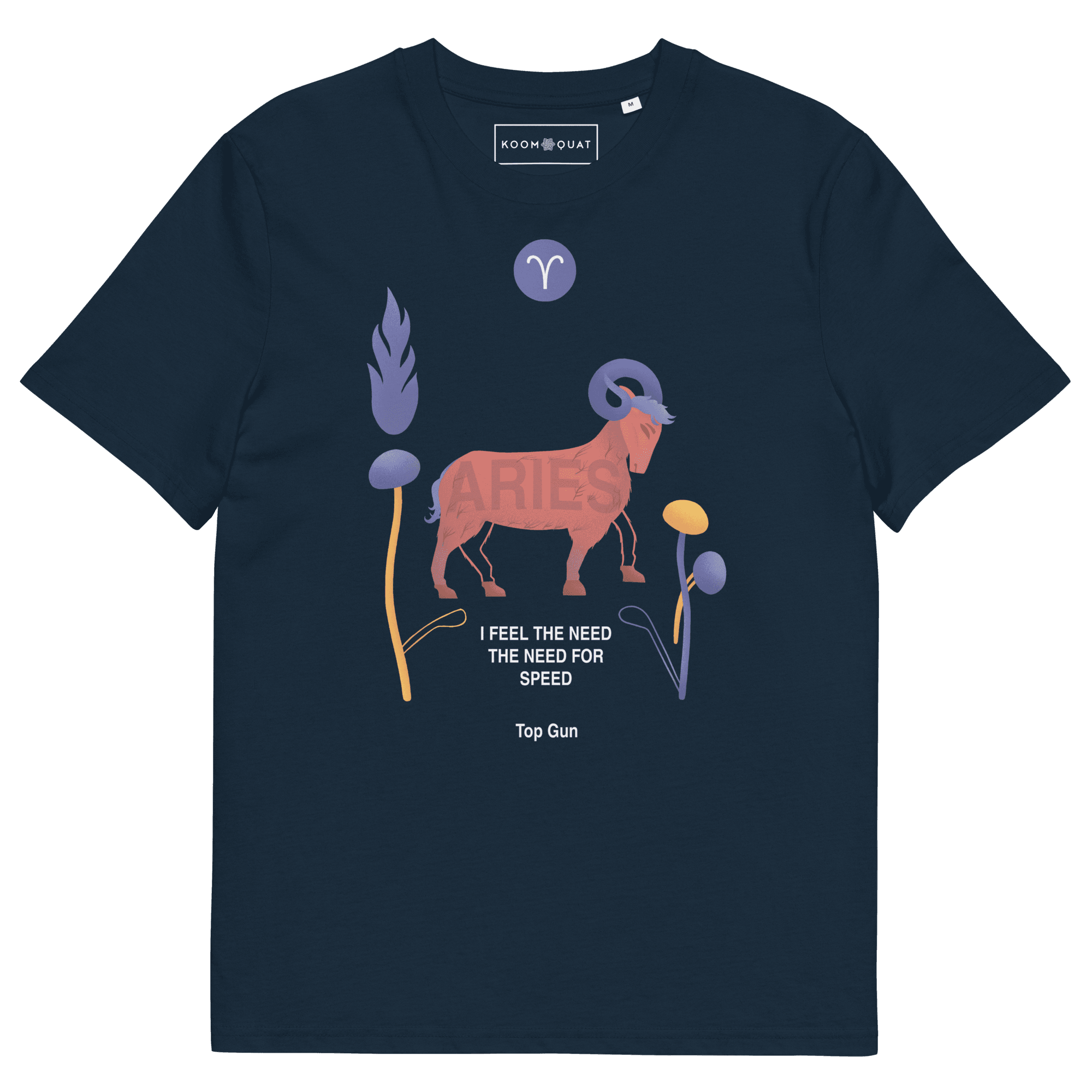 ARIES Unisex Organic Cotton T-Shirt Top Gun - Edition - 