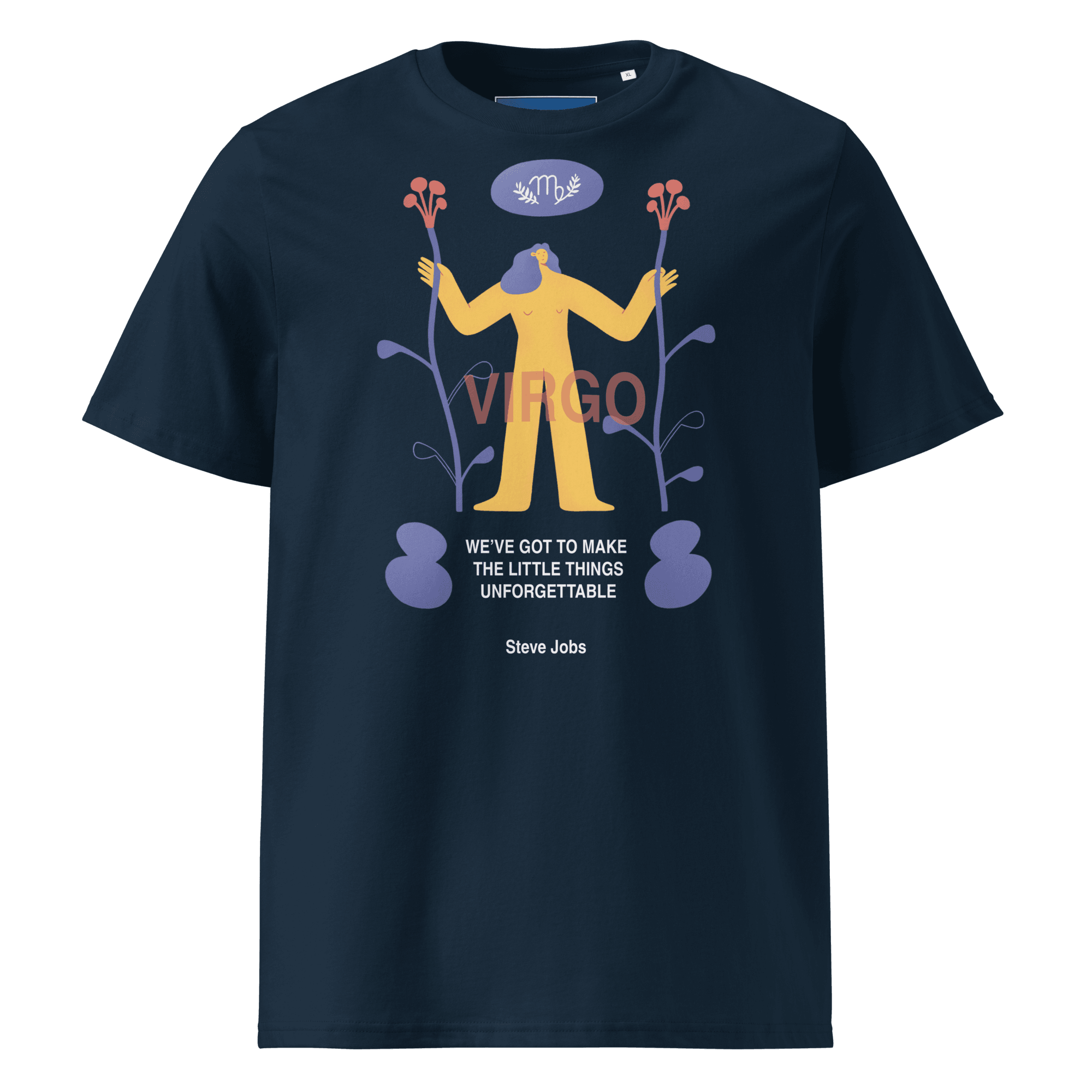 VIRGO Unisex organic cotton t-shirt Steve Jobs Edition - 