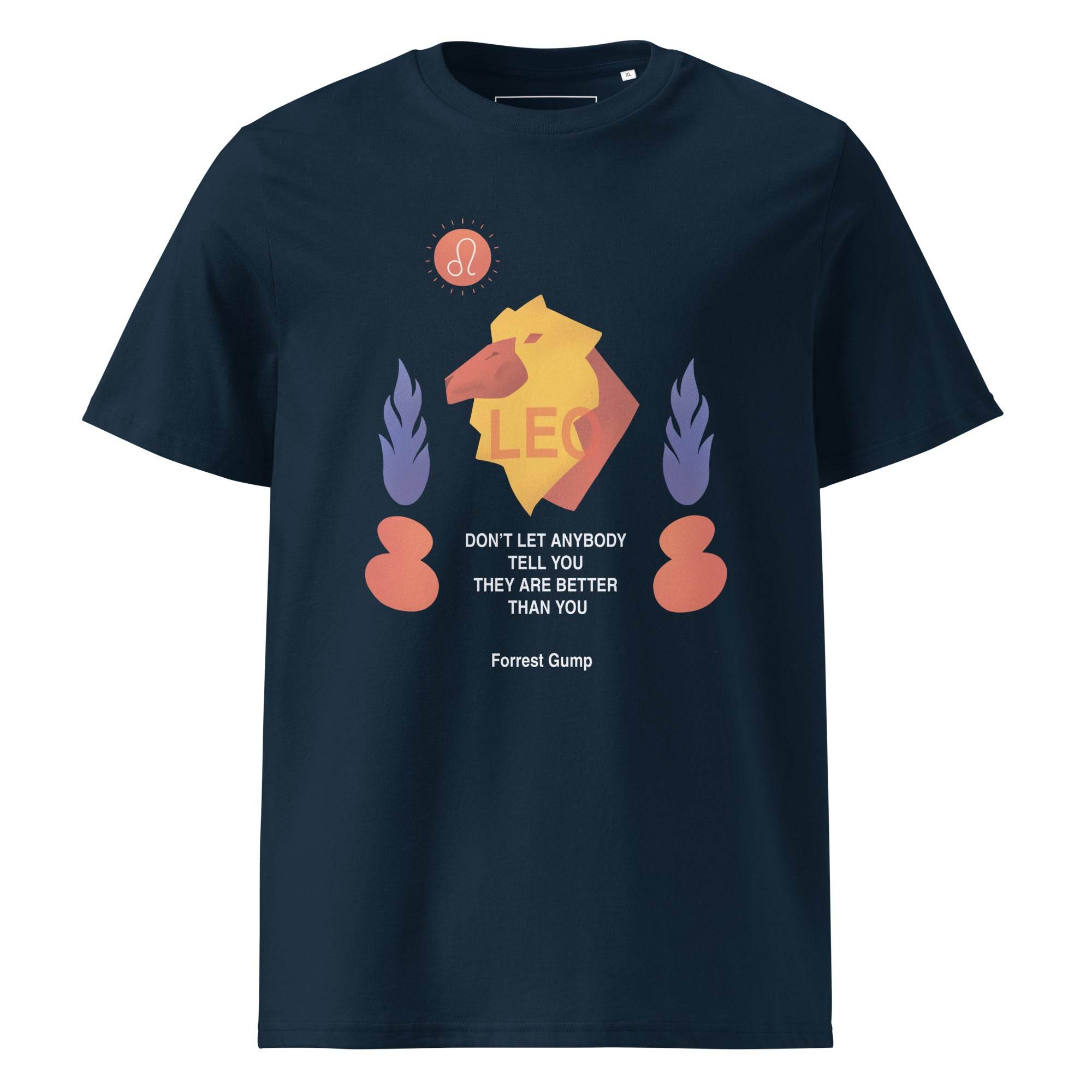 Leo Unisex Organic Cotton T-Shirt - Forrest Gump Edition - 