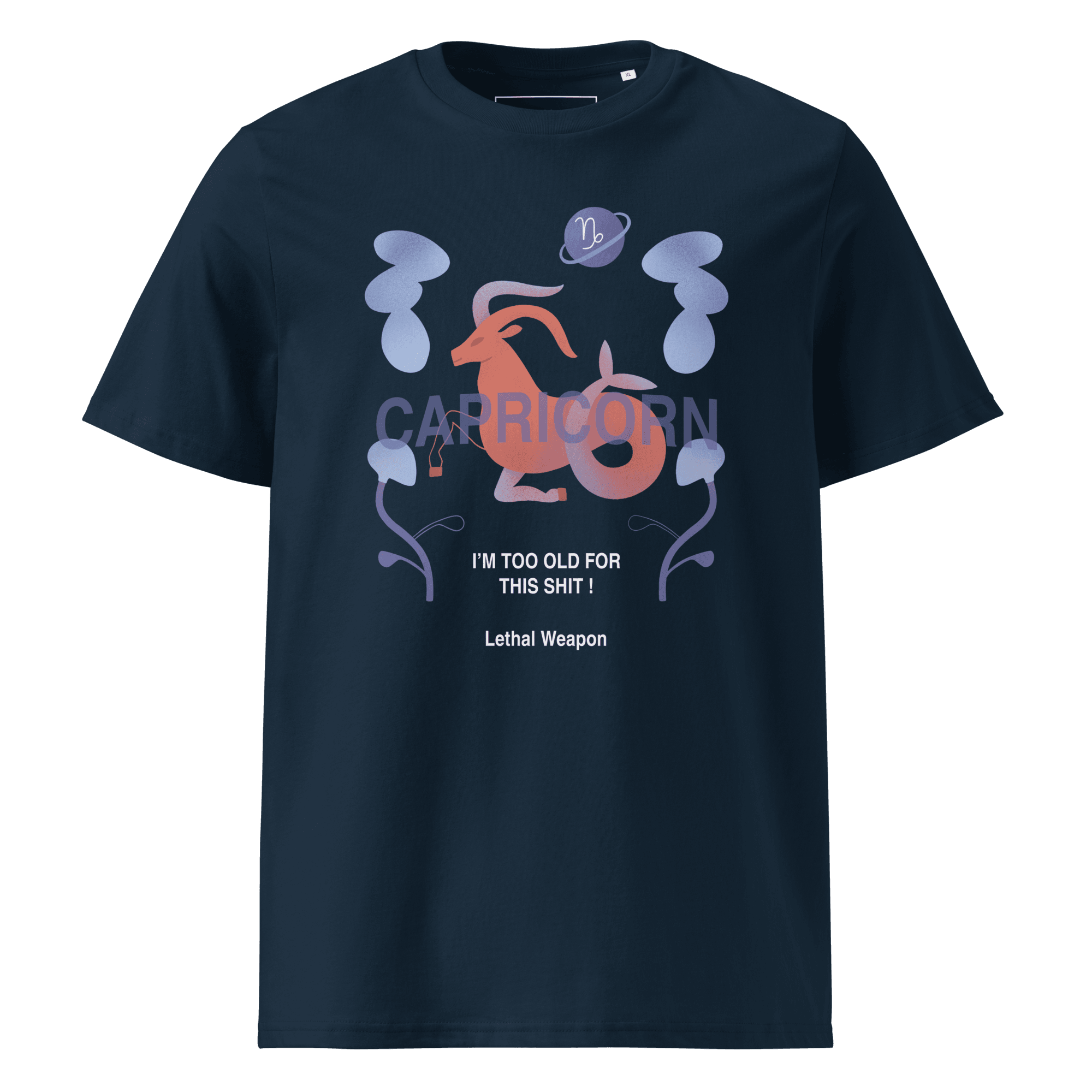 Capricorn Unisex Organic Cotton T-Shirt - Lethal Weapon Edition - 