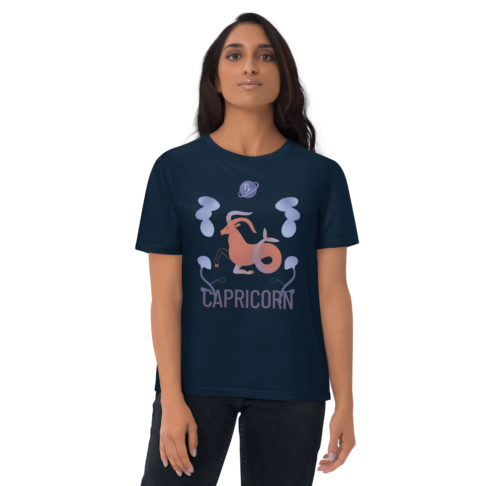 Capricorn Unisex Organic Cotton T-Shirt - Raw Edition - 
