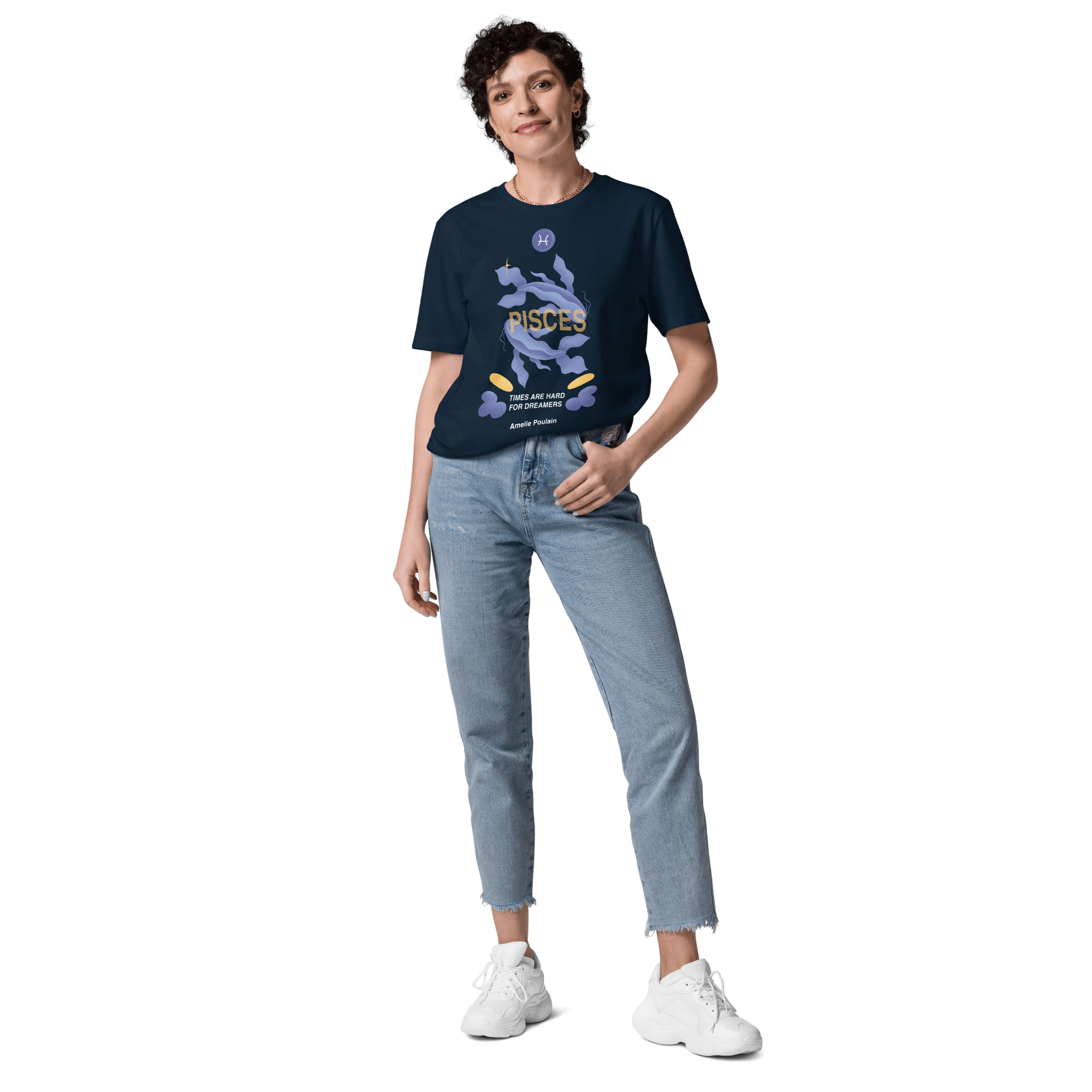 Pisces Unisex Organic Cotton T-Shirt - Amelie Poulain Edition - 