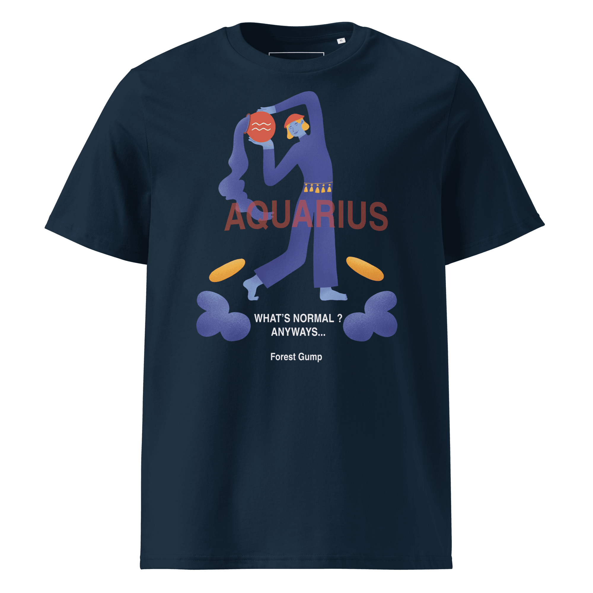 Aquarius Unisex Organic Cotton T-Shirt - Forrest Gump Edition - 