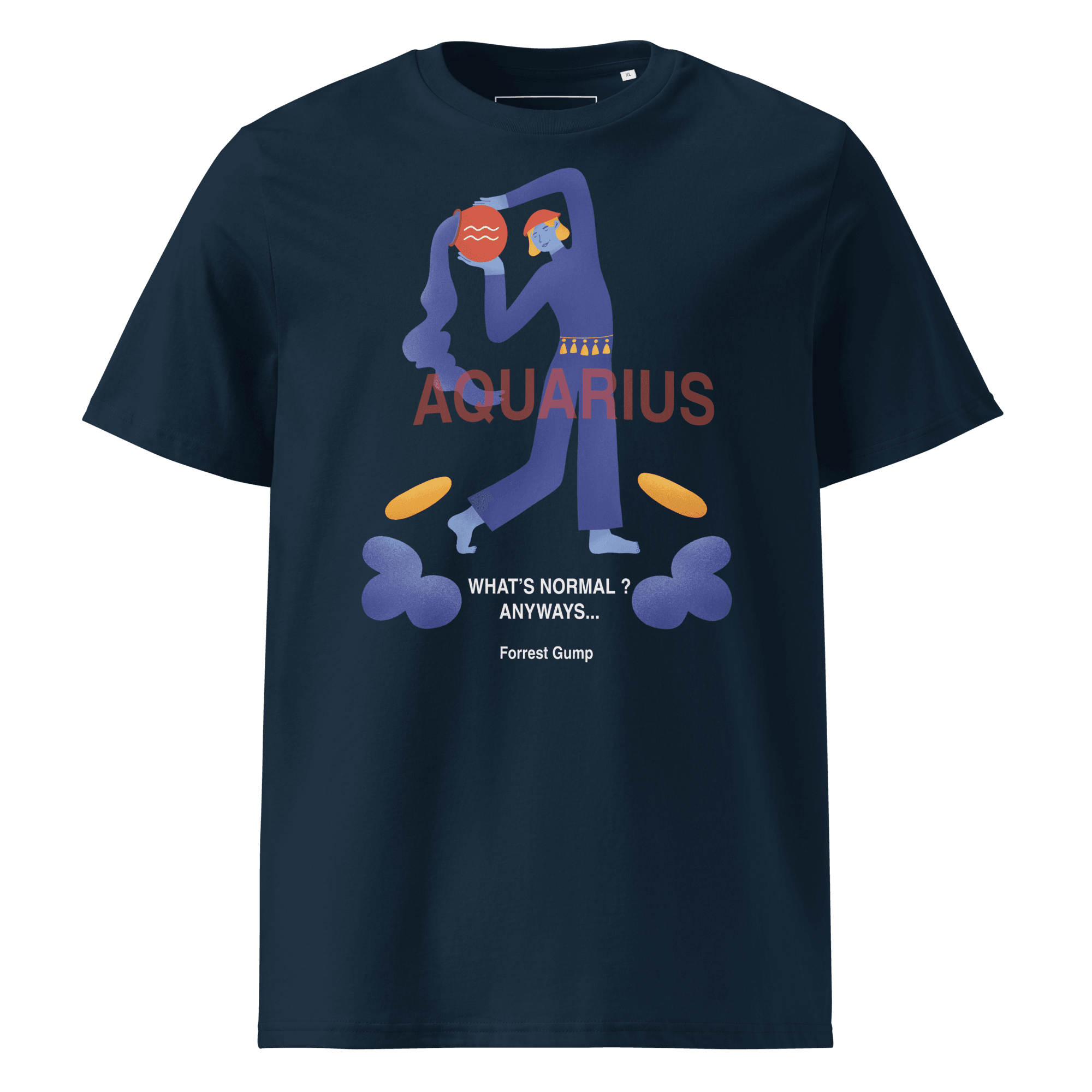 Aquarius Unisex Organic Cotton T-Shirt - Forrest Gump Edition - 