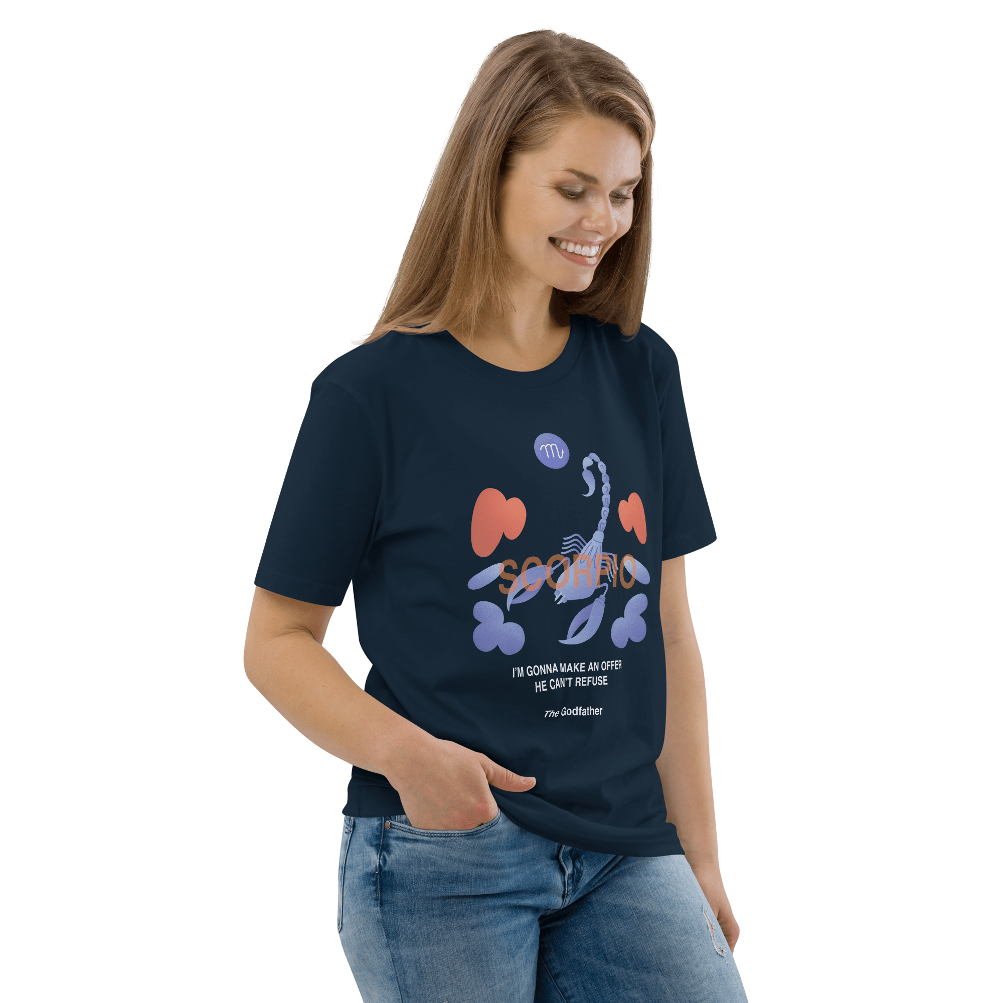 SCORPIO Unisex organic cotton t-shirt Godfather B - 