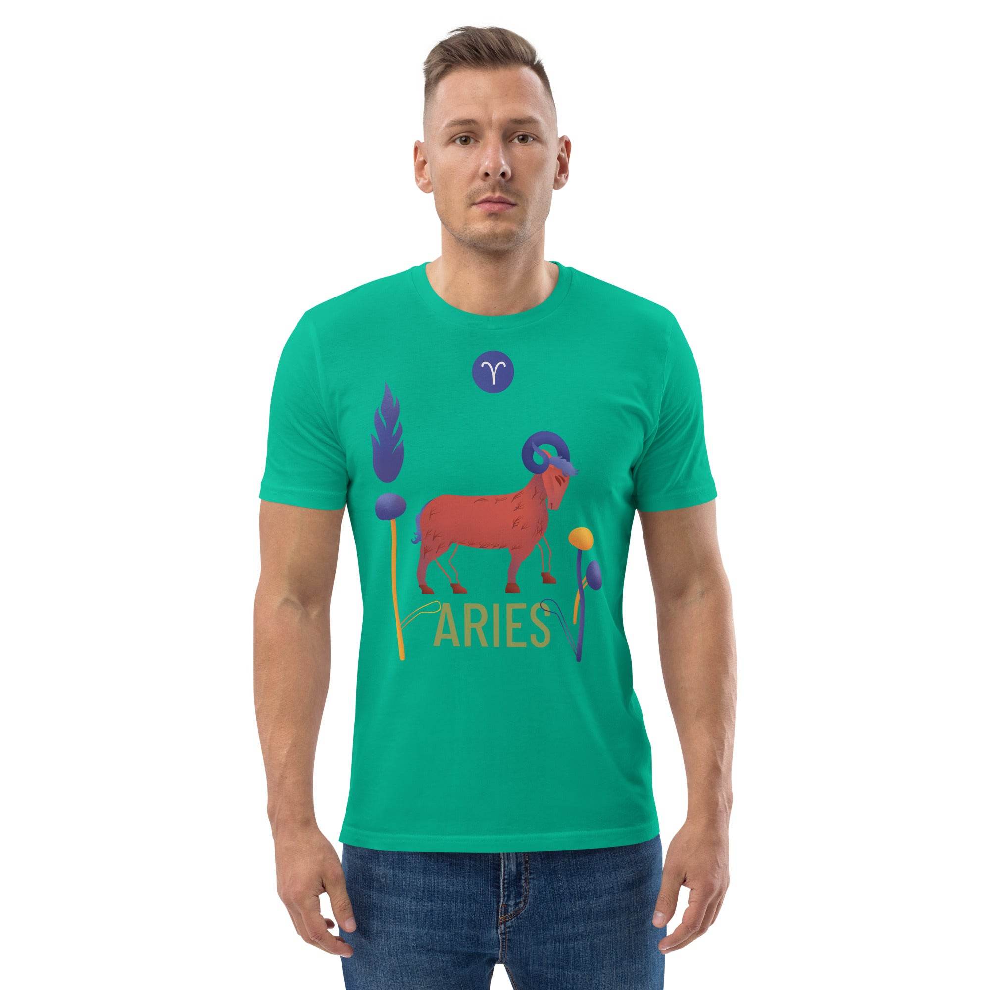 Aries Unisex Organic Cotton T-Shirt Raw - 