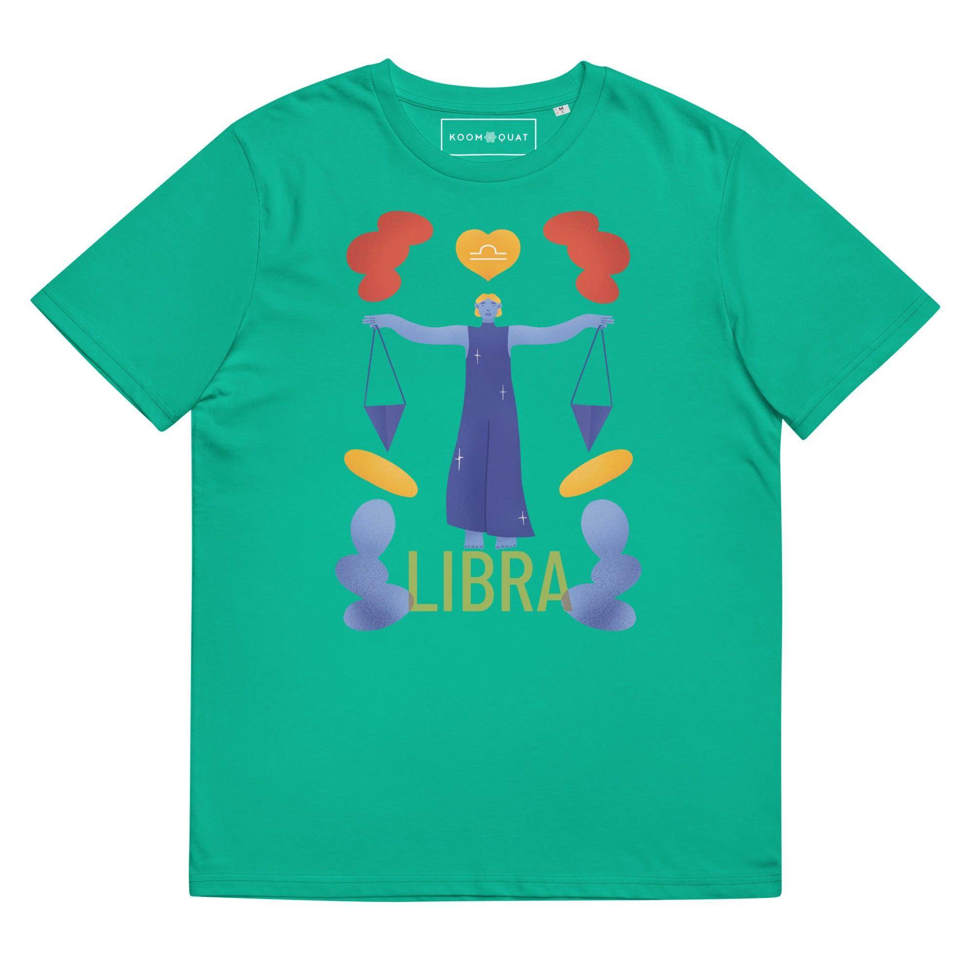 Libra Unisex Organic Cotton T-Shirt - Raw Edition - 