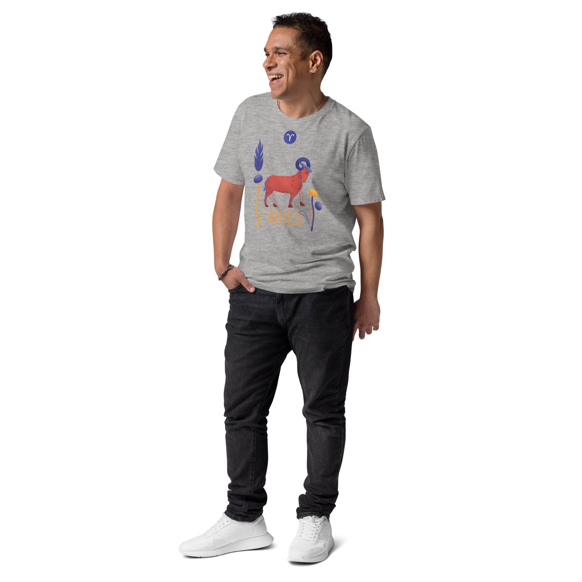 Aries Unisex Organic Cotton T-Shirt Raw - 