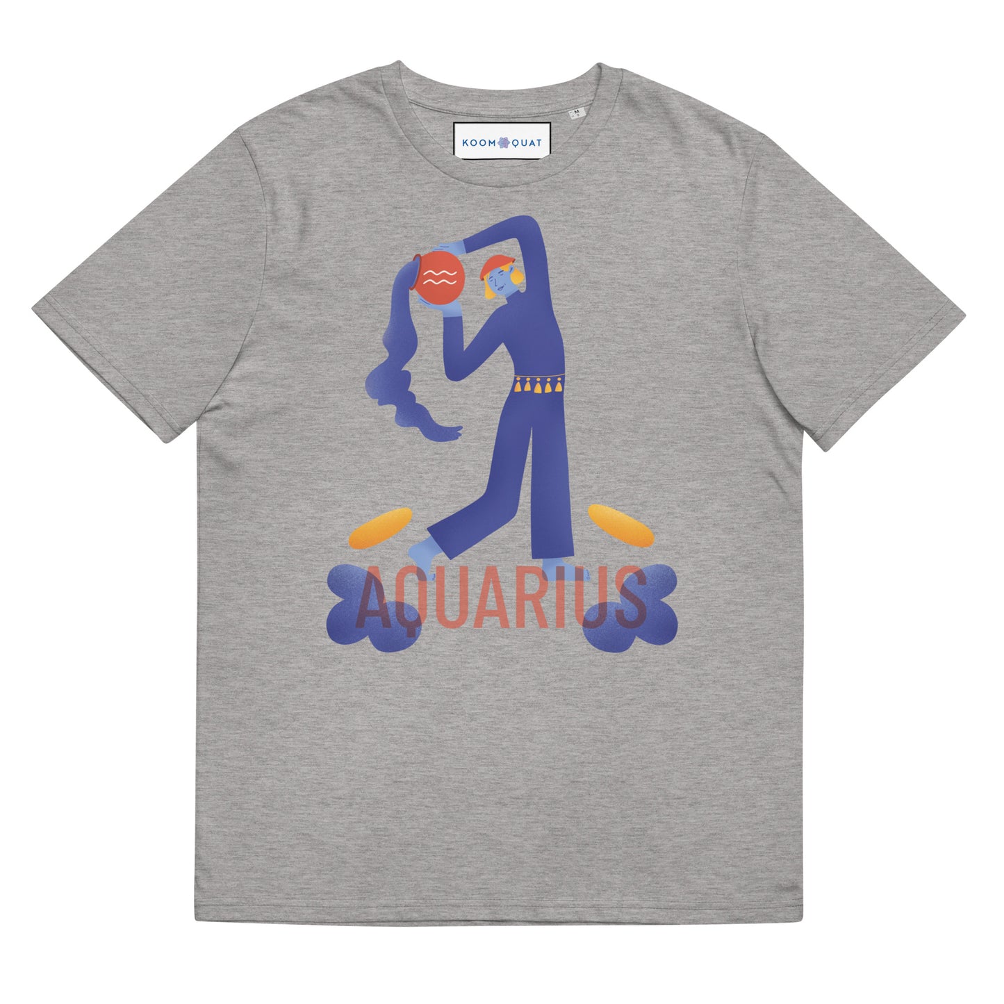 Aquarius Unisex Organic Cotton T-Shirt - Raw Edition