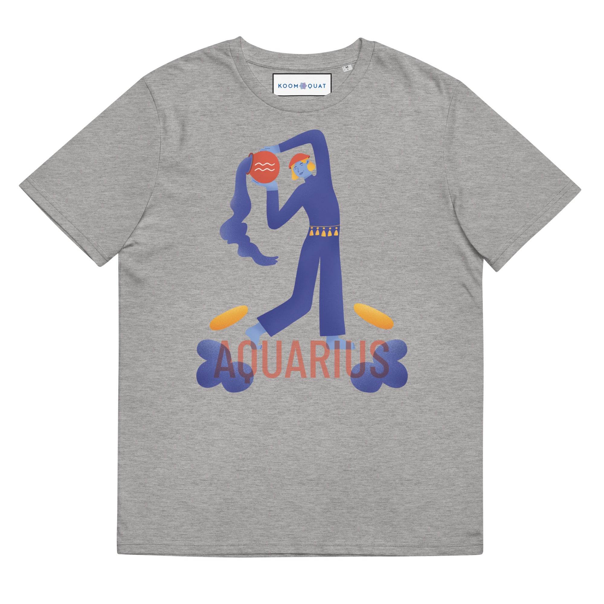 Aquarius Unisex Organic Cotton T-Shirt - Raw Edition - 