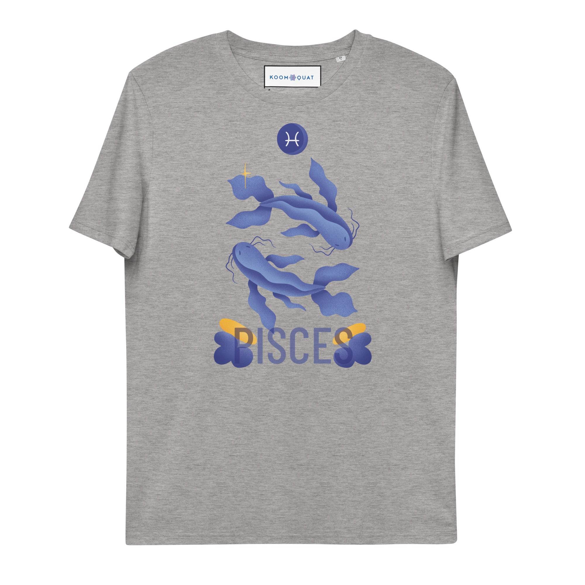 Pisces Unisex Organic Cotton T-Shirt - Raw Edition - 