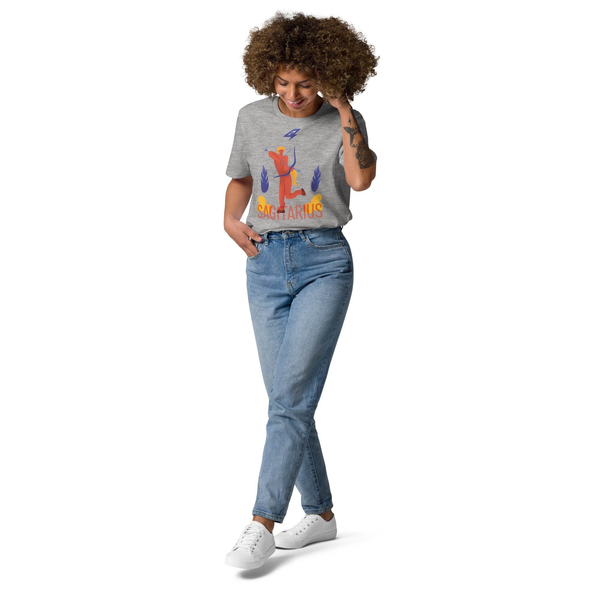 Sagittarius Unisex Organic Cotton T-Shirt - Raw Edition - 