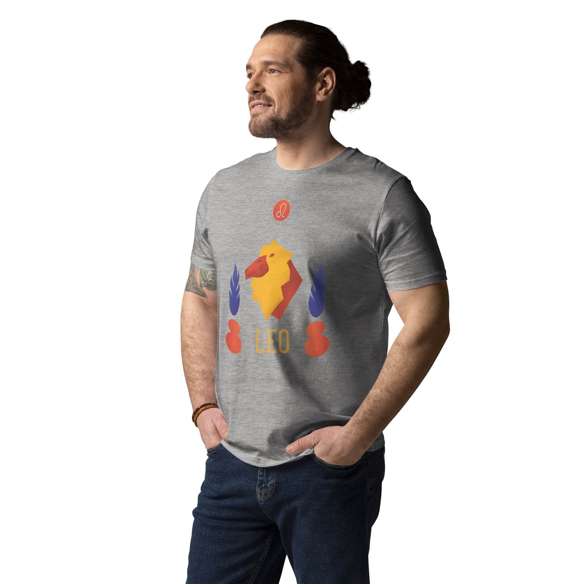 Leo Unisex Organic Cotton T-Shirt - Raw Edition - 