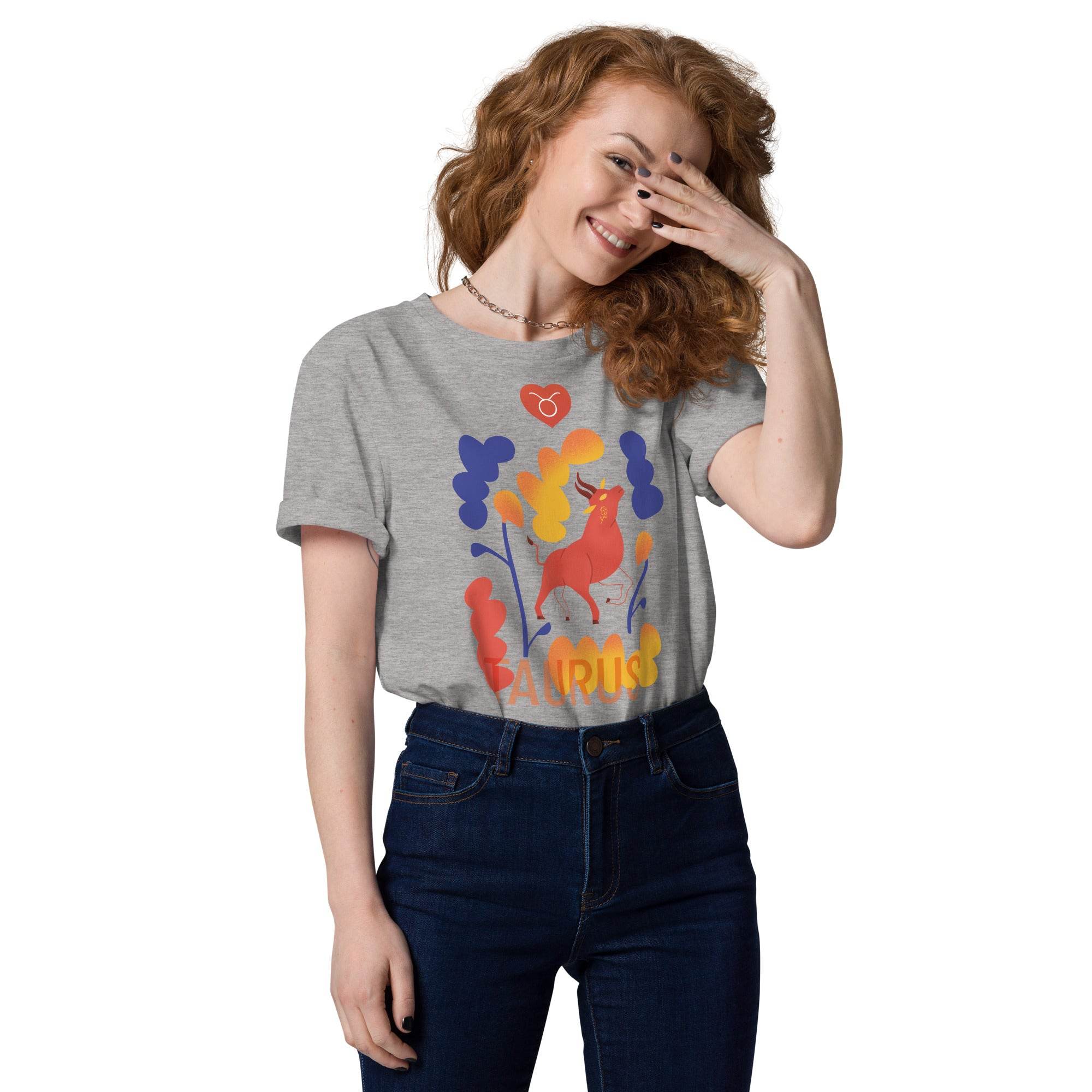 TAURUS Unisex Organic Cotton T-Shirt Raw - 
