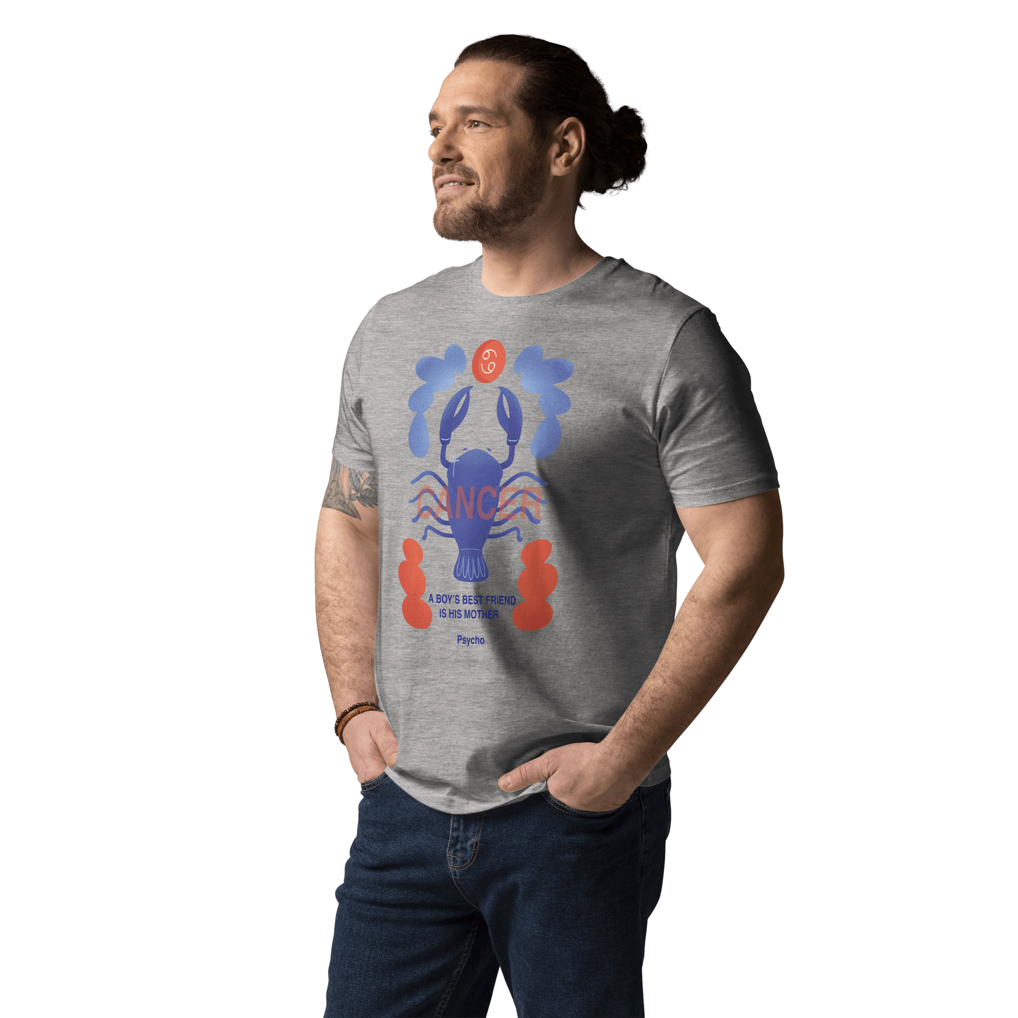Cancer Unisex Organic Cotton T-Shirt - Psycho Edition - 