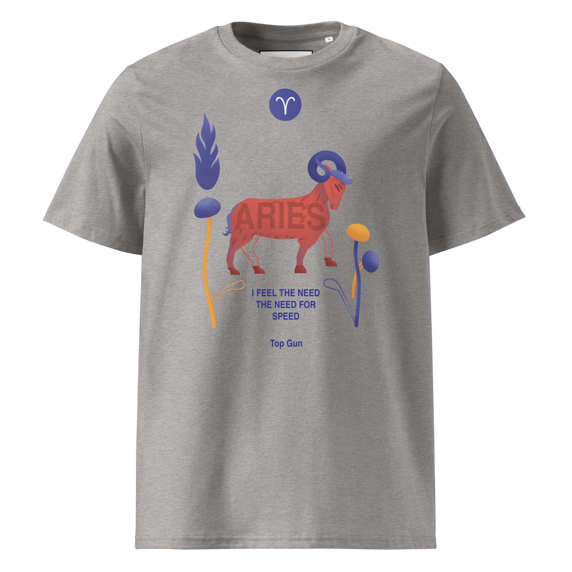 ARIES Unisex Organic Cotton T-Shirt Top Gun - Edition - 