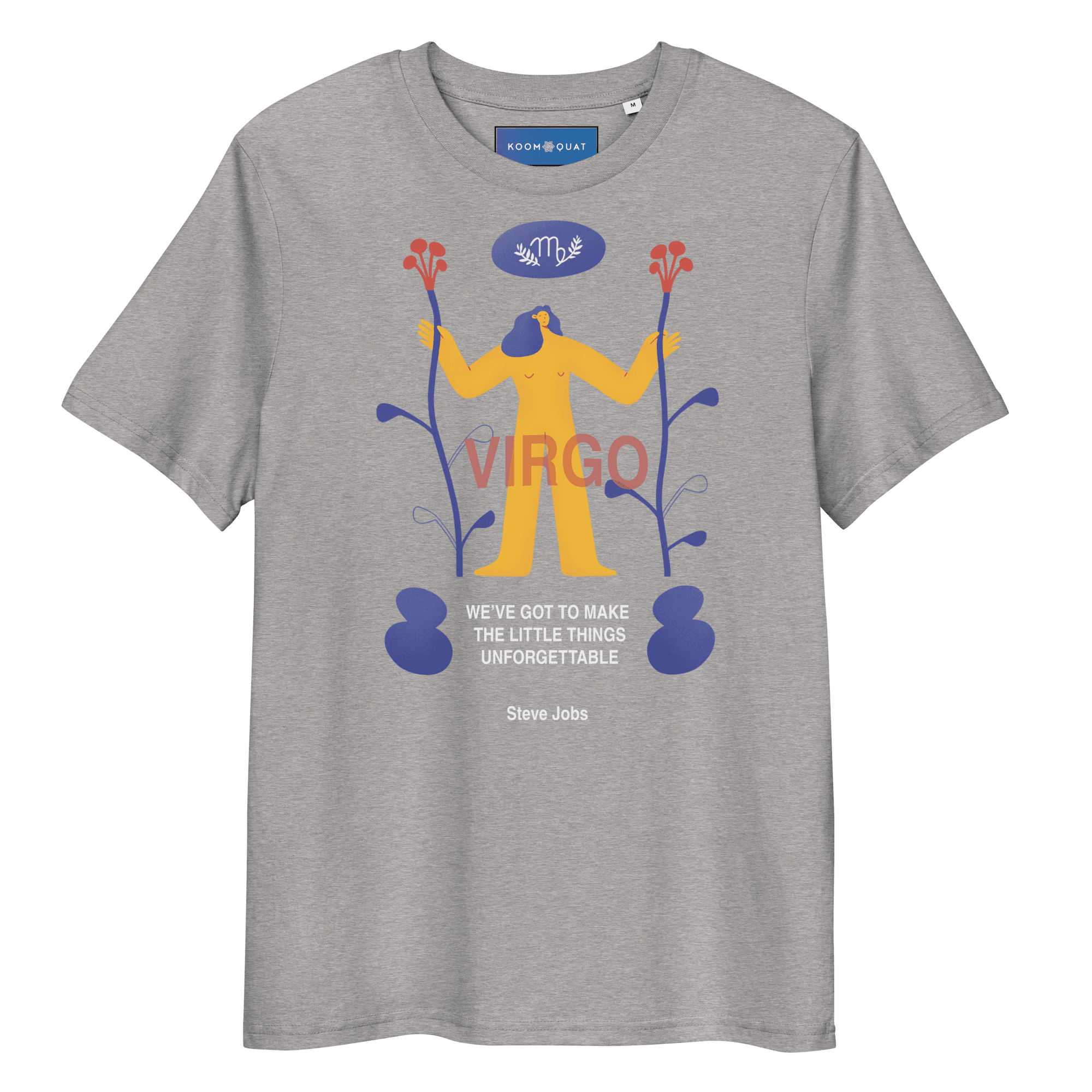VIRGO Unisex organic cotton t-shirt Steve Jobs Edition - 