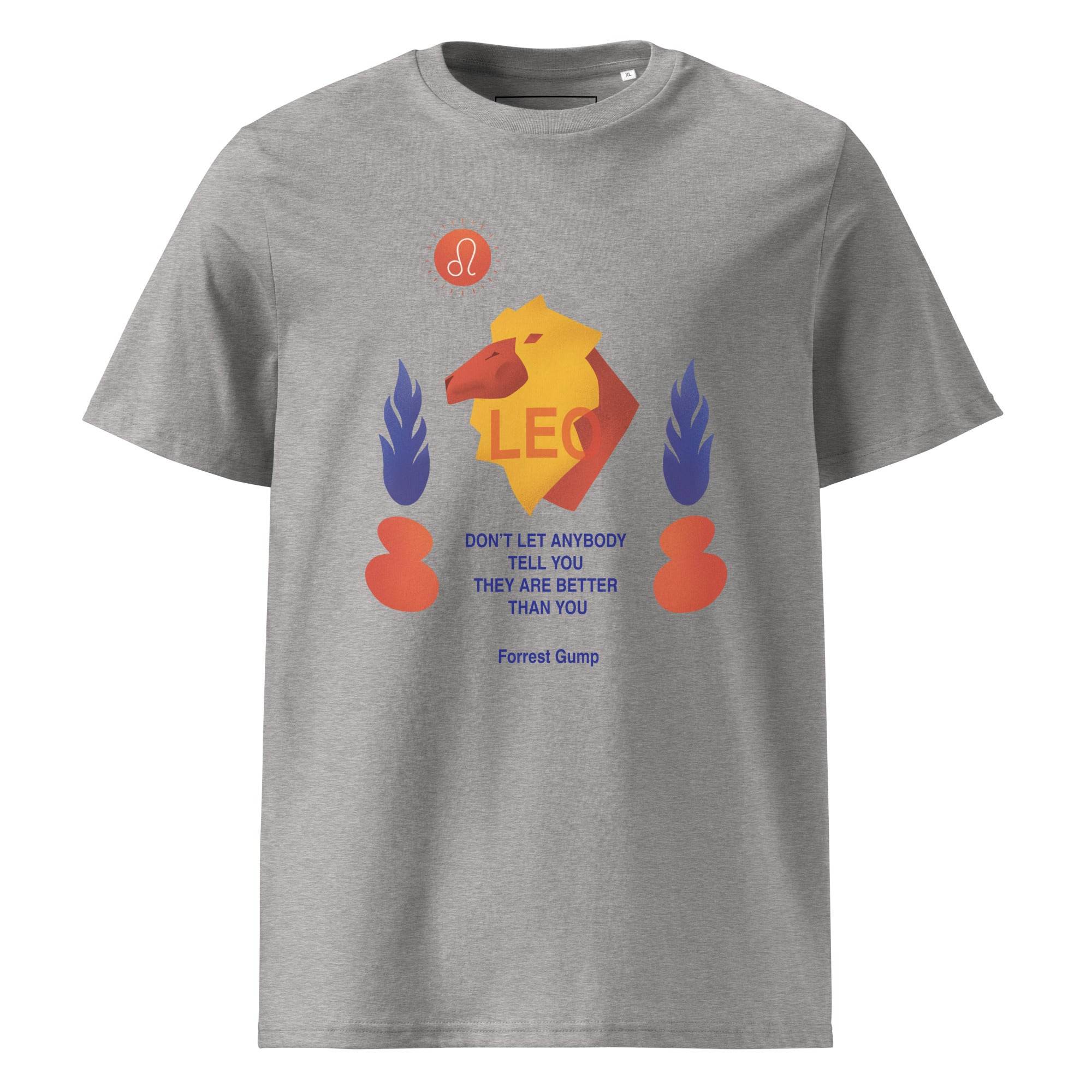 Leo Unisex Organic Cotton T-Shirt - Forrest Gump Edition - 