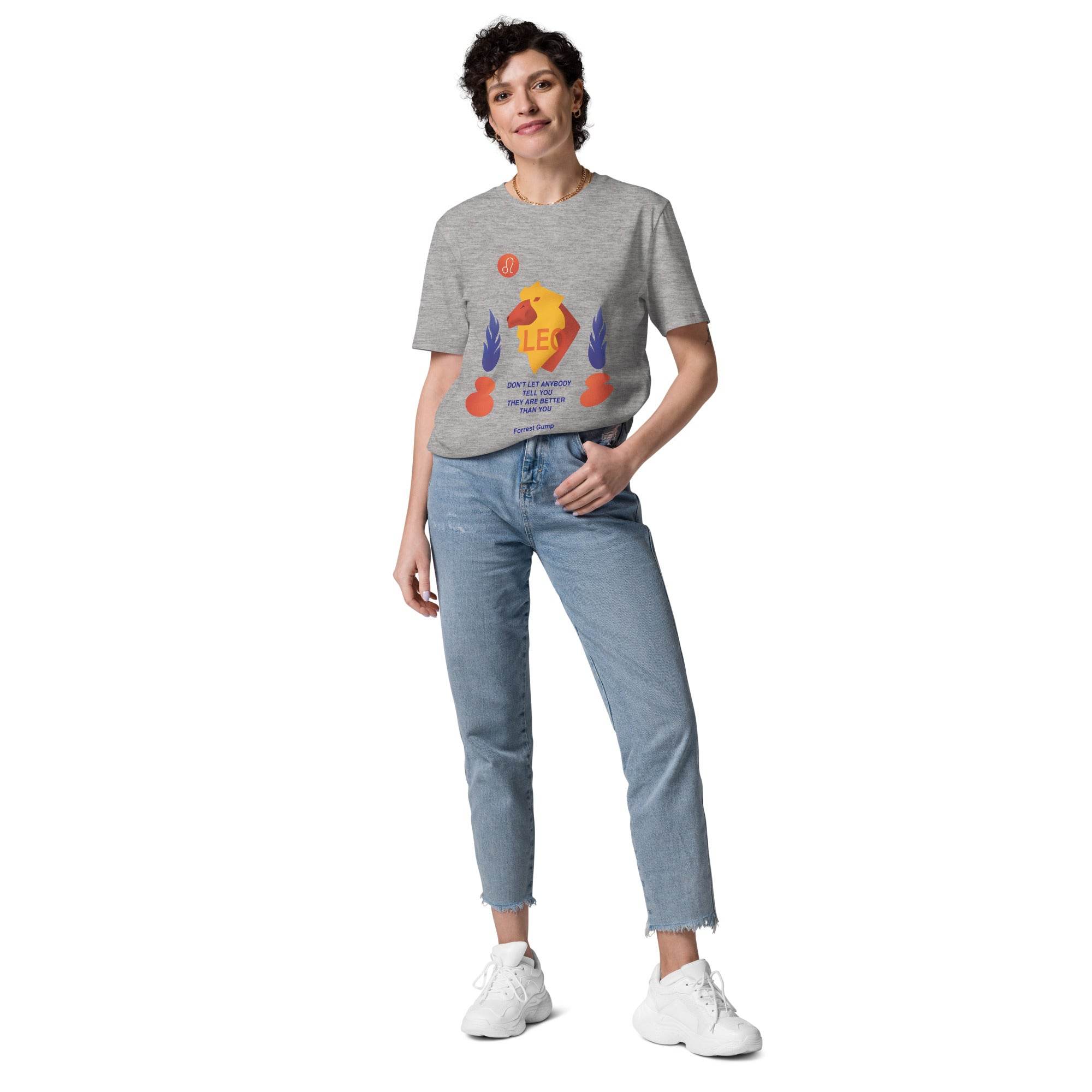 Leo Unisex Organic Cotton T-Shirt - Forrest Gump Edition - 