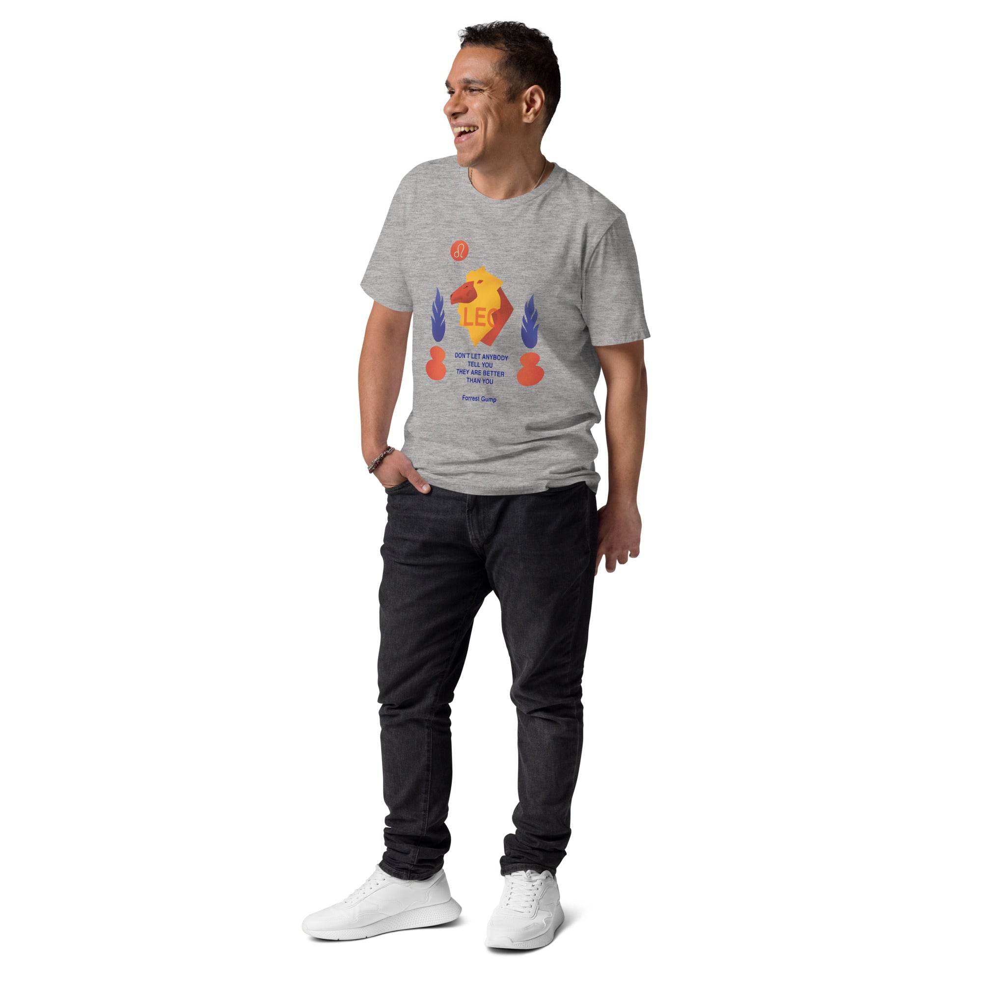Leo Unisex Organic Cotton T-Shirt - Forrest Gump Edition - 