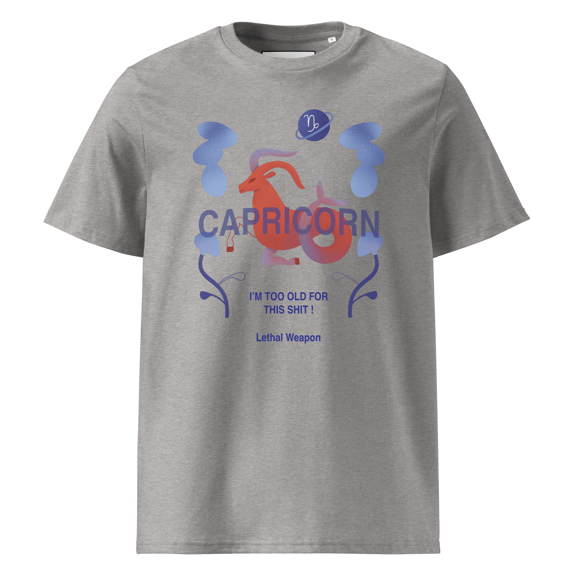 Capricorn Unisex Organic Cotton T-Shirt - Lethal Weapon Edition - 