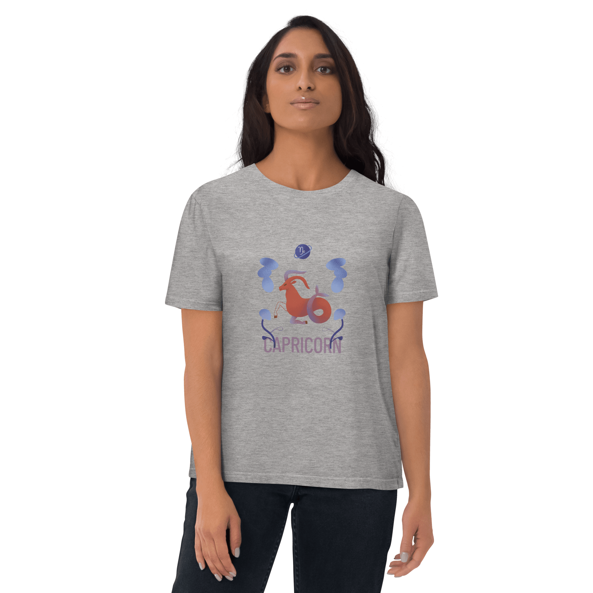 Capricorn Unisex Organic Cotton T-Shirt - Raw Edition - 