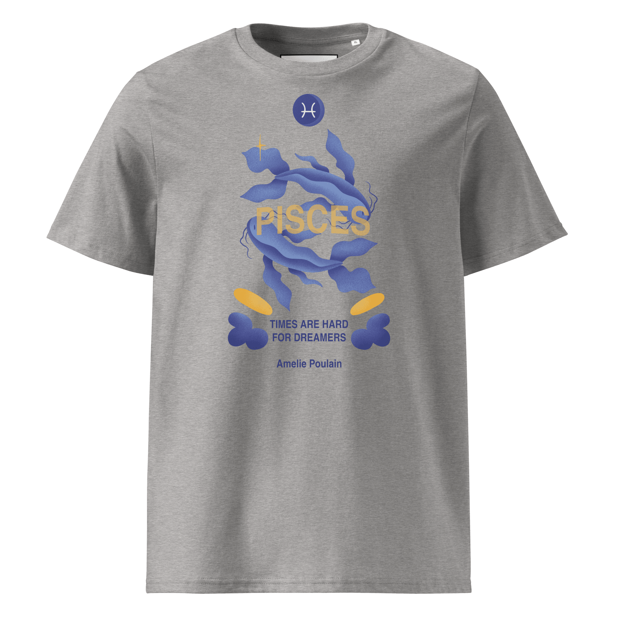 Pisces Unisex Organic Cotton T-Shirt - Amelie Poulain Edition - 