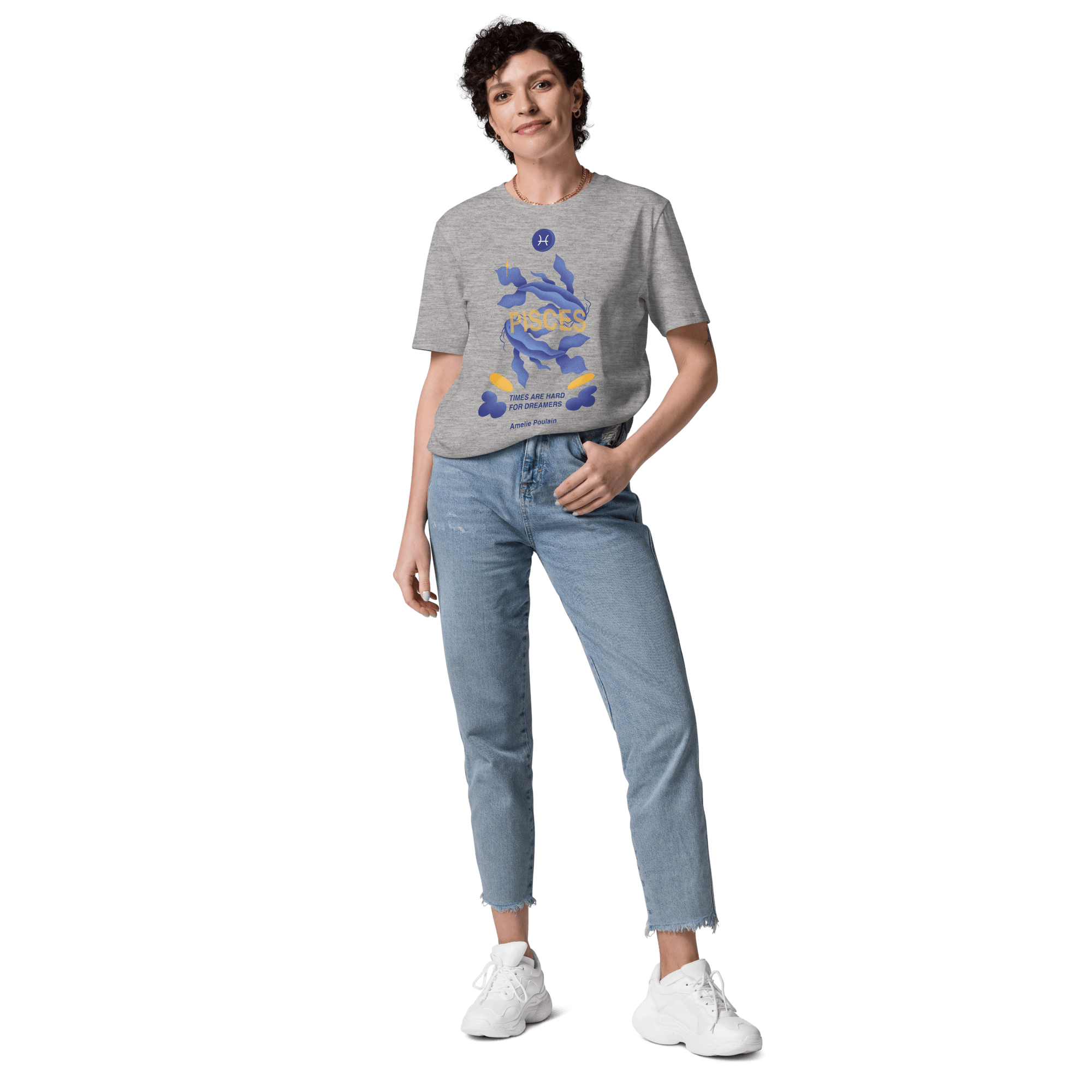 Pisces Unisex Organic Cotton T-Shirt - Amelie Poulain Edition - 