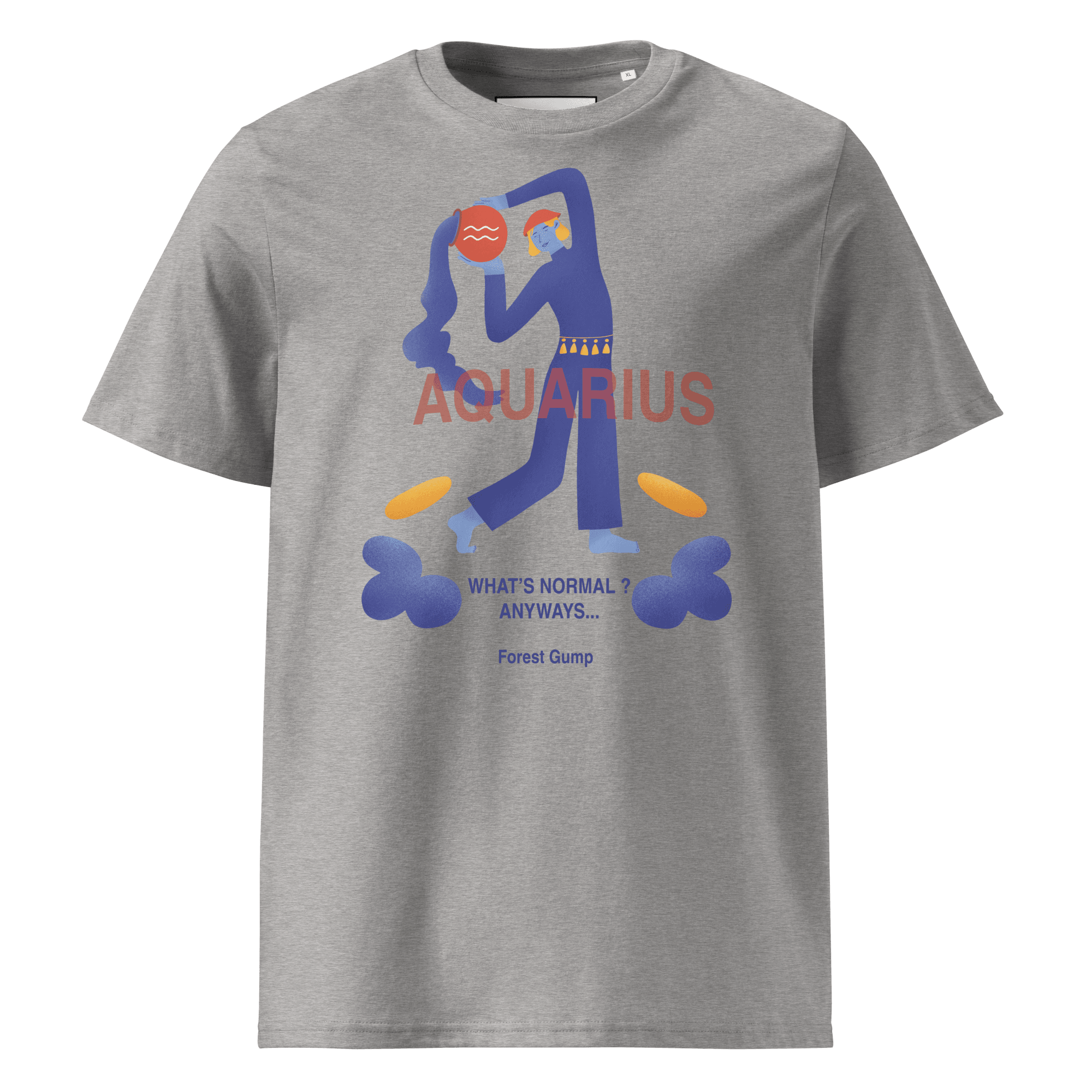 Aquarius Unisex Organic Cotton T-Shirt - Forrest Gump Edition - 