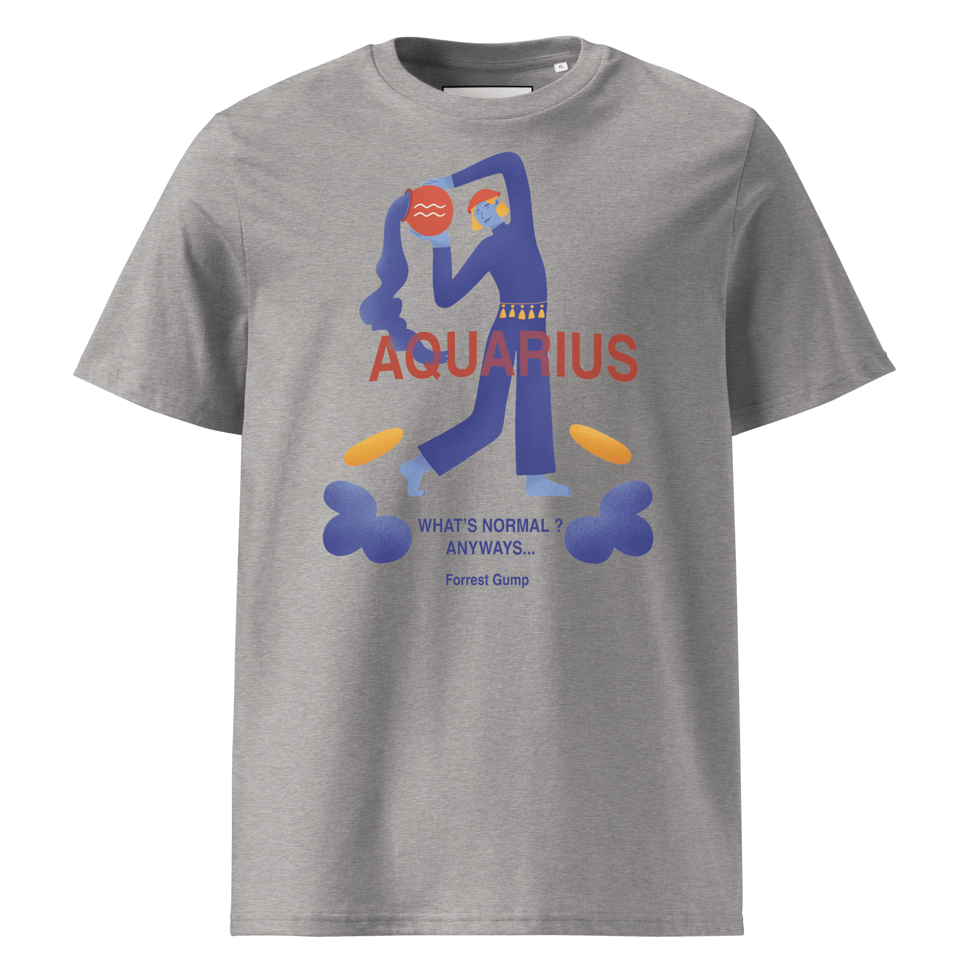 Aquarius Unisex Organic Cotton T-Shirt - Forrest Gump Edition - 