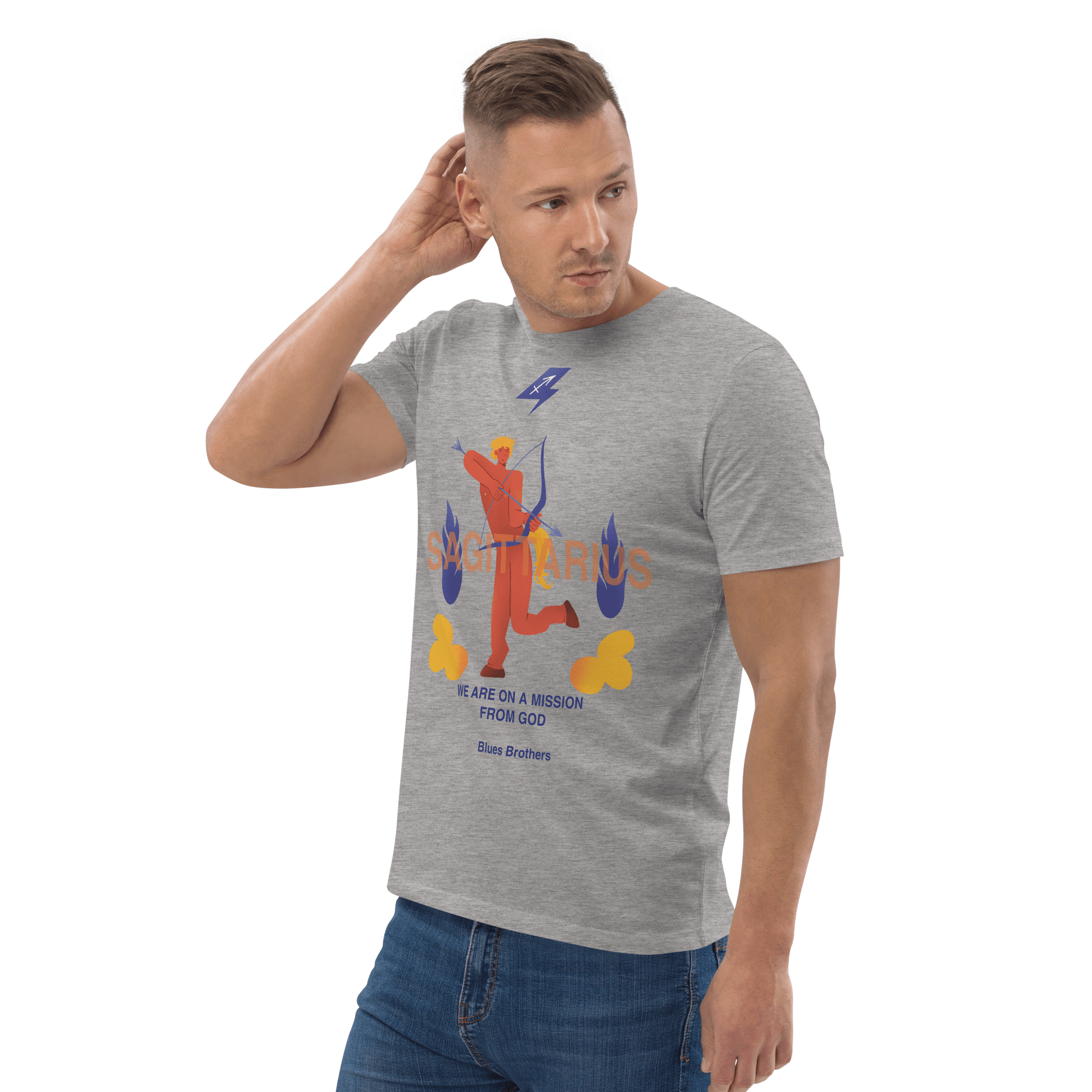Sagittarius Unisex Organic Cotton T-Shirt - The Blues Brothers Edition - 
