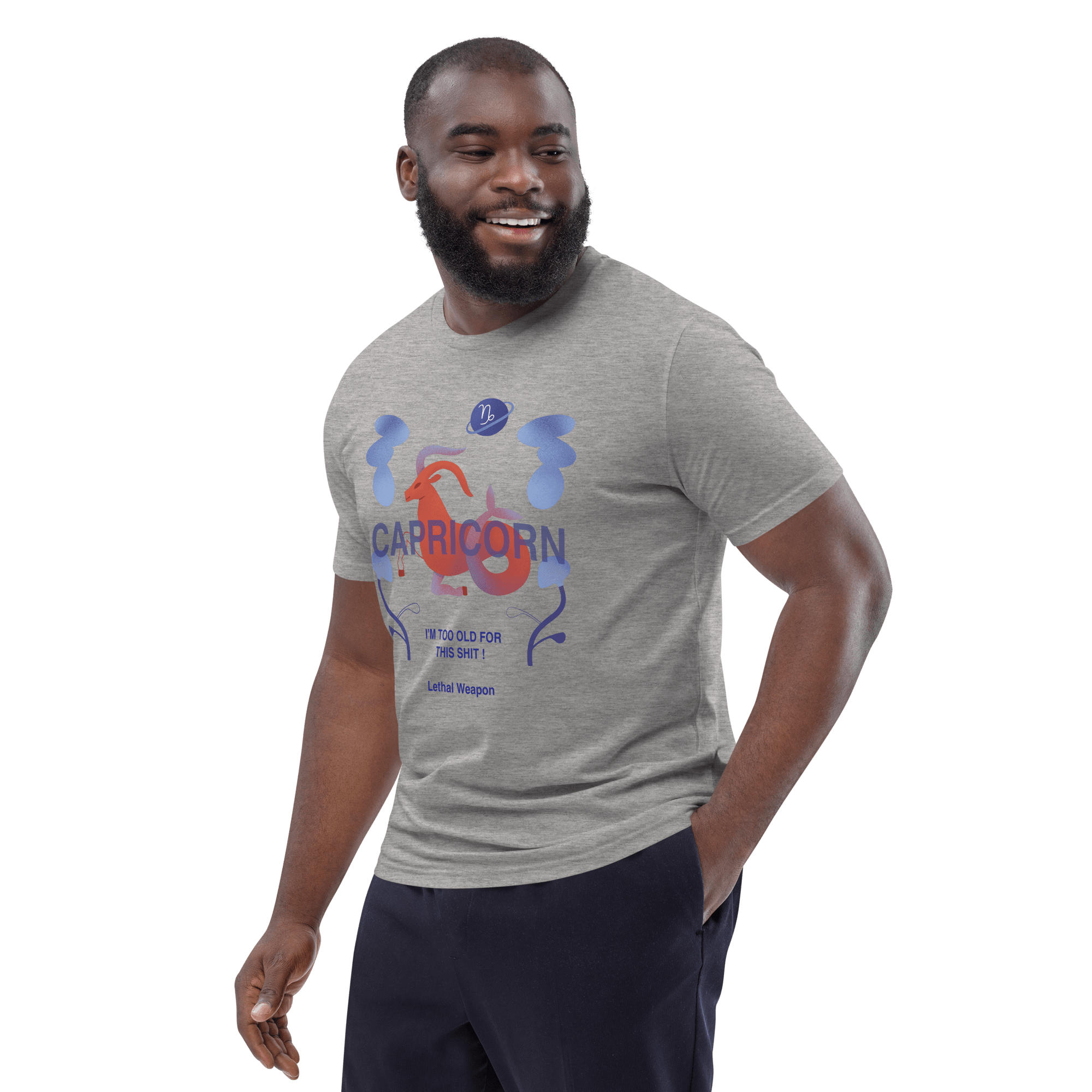 Capricorn Unisex Organic Cotton T-Shirt - Lethal Weapon Edition - 