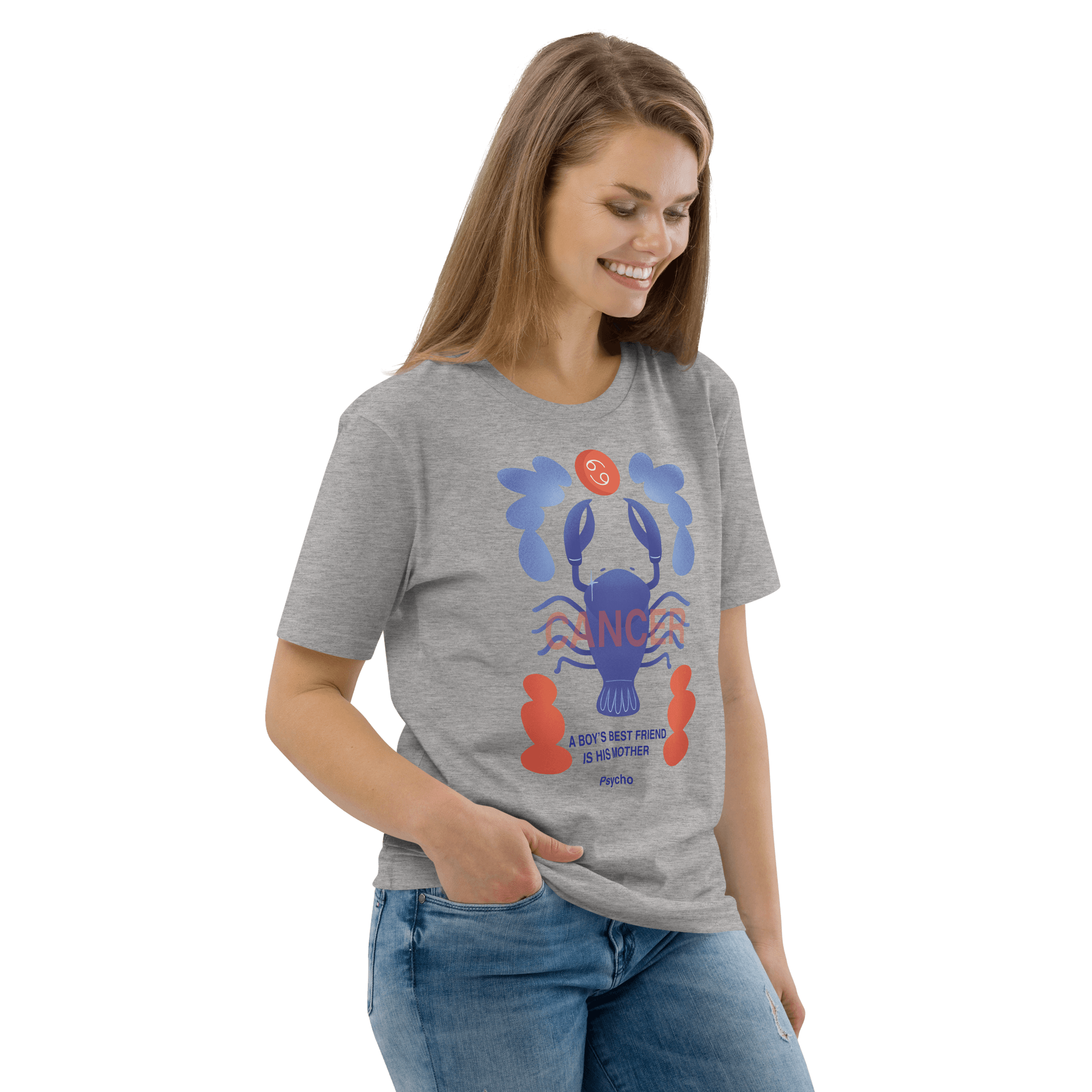 Cancer Unisex Organic Cotton T-Shirt - Psycho Edition - 