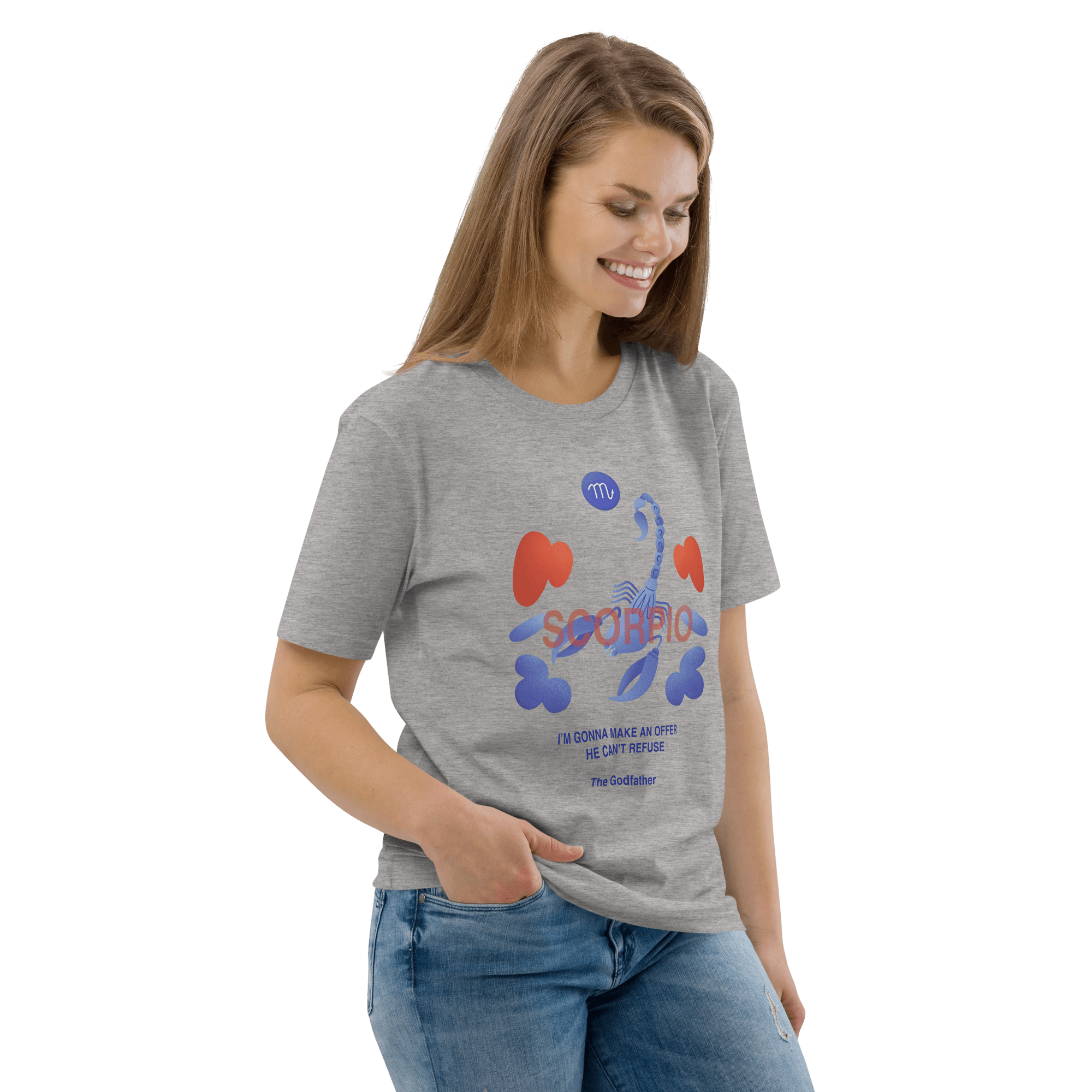 SCORPIO Unisex organic cotton t-shirt Godfather B - 