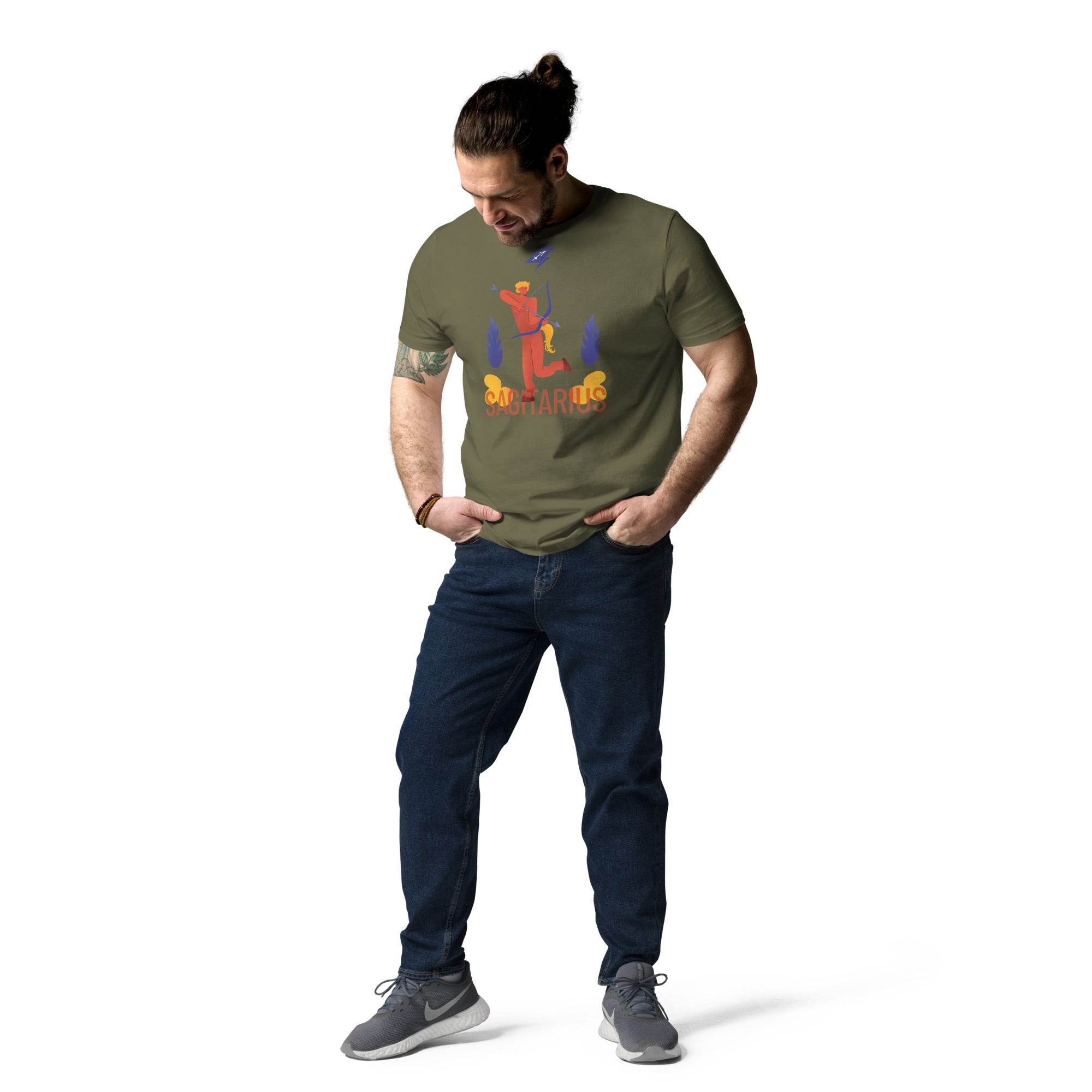Sagittarius Unisex Organic Cotton T-Shirt - Raw Edition - 