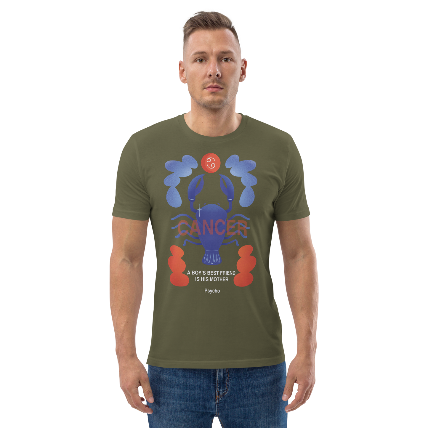 Cancer Unisex Organic Cotton T-Shirt - Psycho Edition