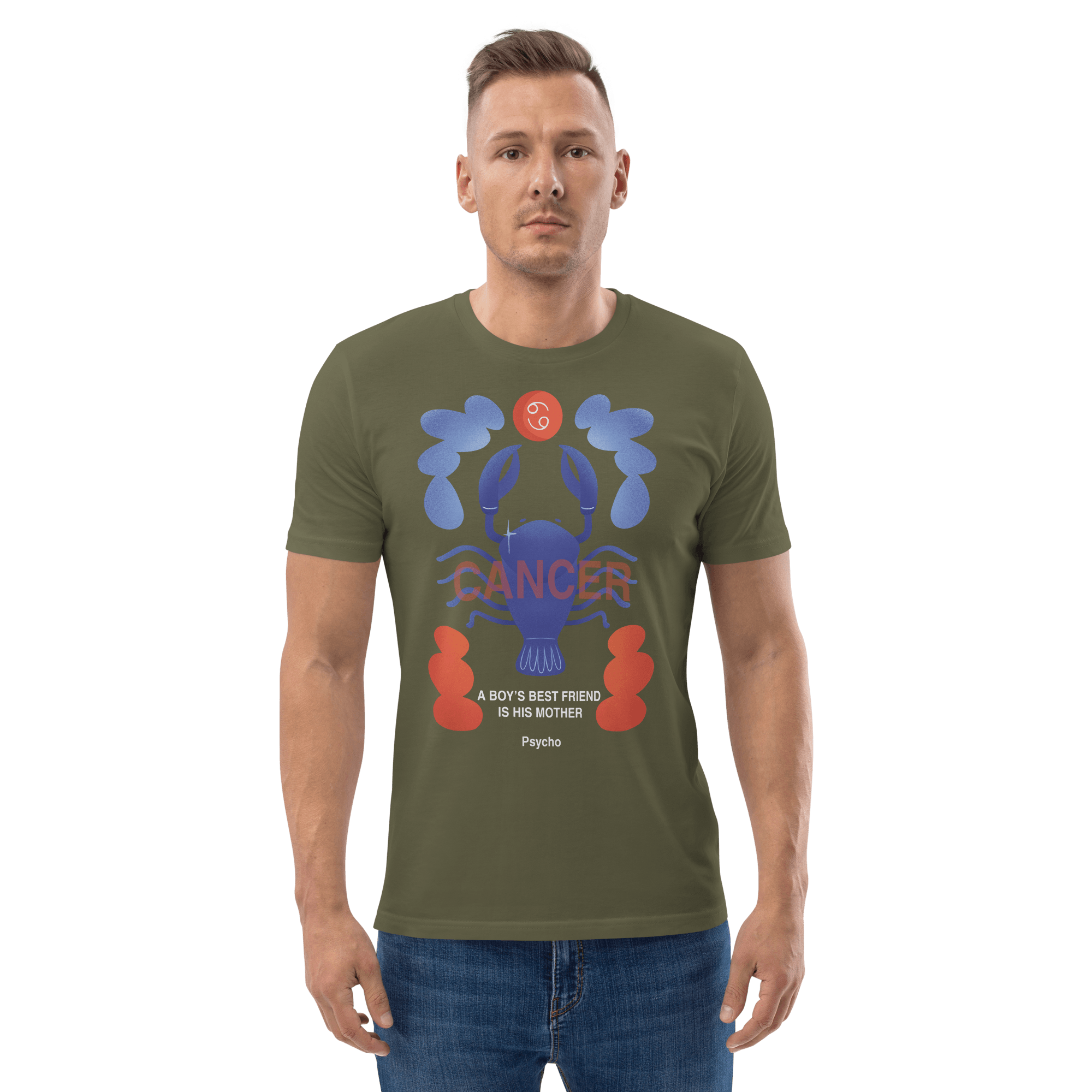 Cancer Unisex Organic Cotton T-Shirt - Psycho Edition - 