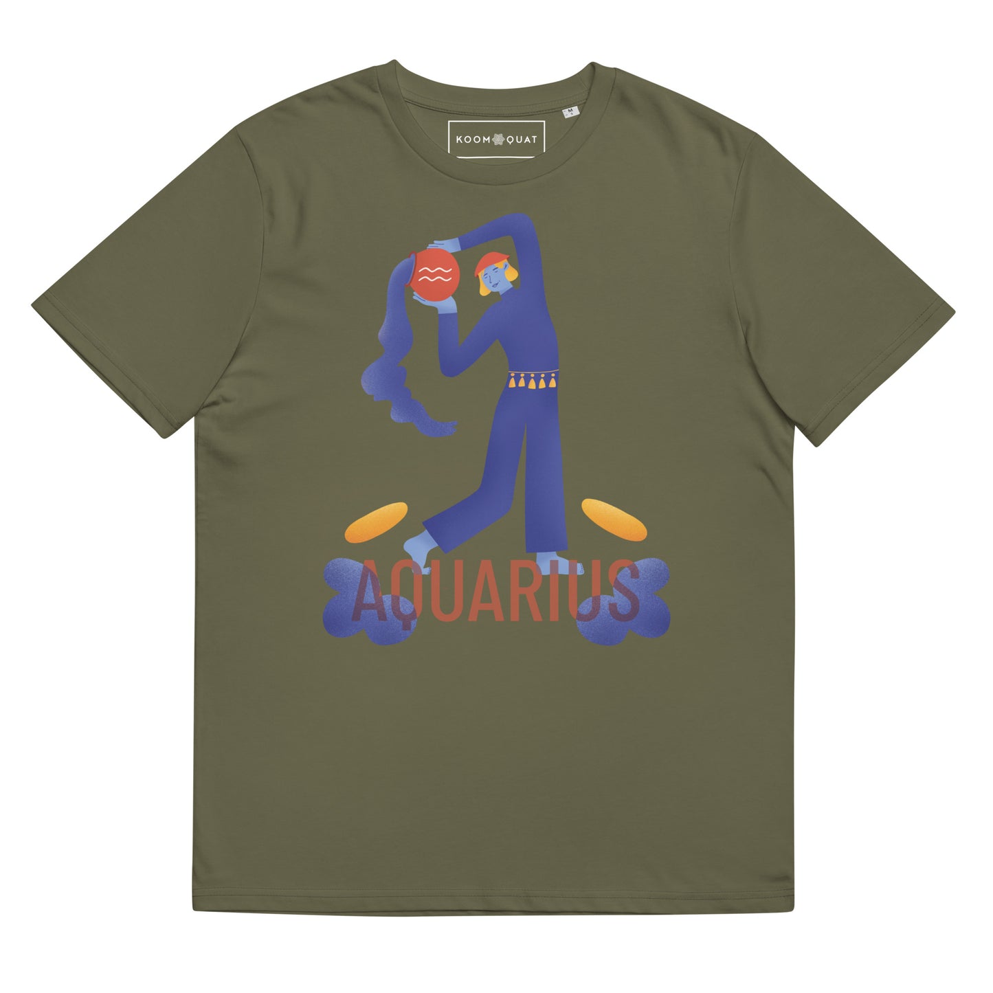 Aquarius Unisex Organic Cotton T-Shirt - Raw Edition