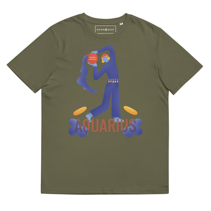 Aquarius Unisex Organic Cotton T-Shirt - Raw Edition