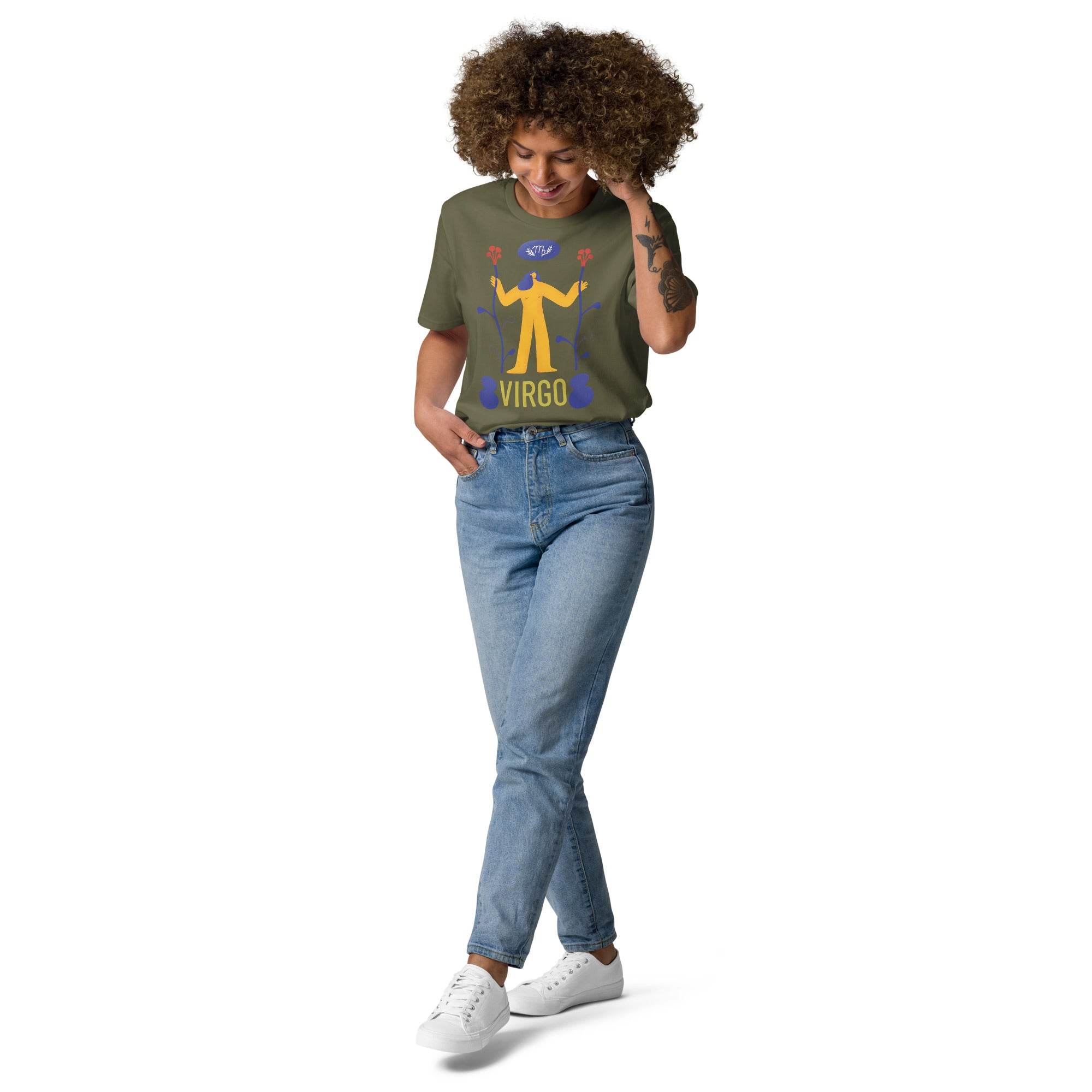 Virgo Unisex Organic Cotton T-Shirt - Raw Edition - 