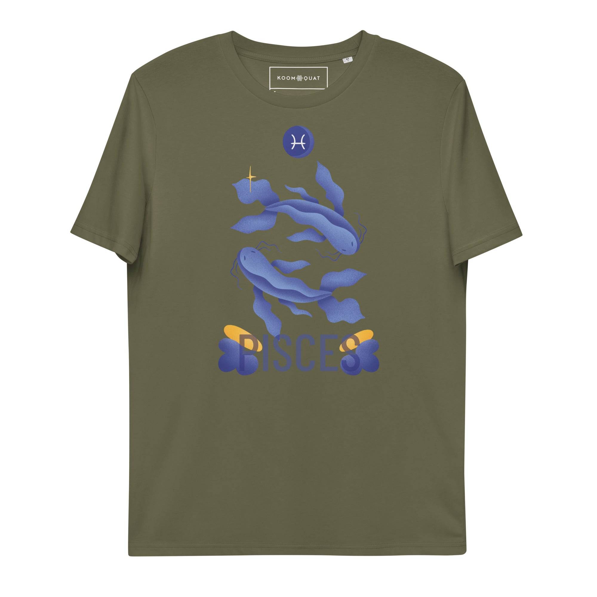 Pisces Unisex Organic Cotton T-Shirt - Raw Edition - 
