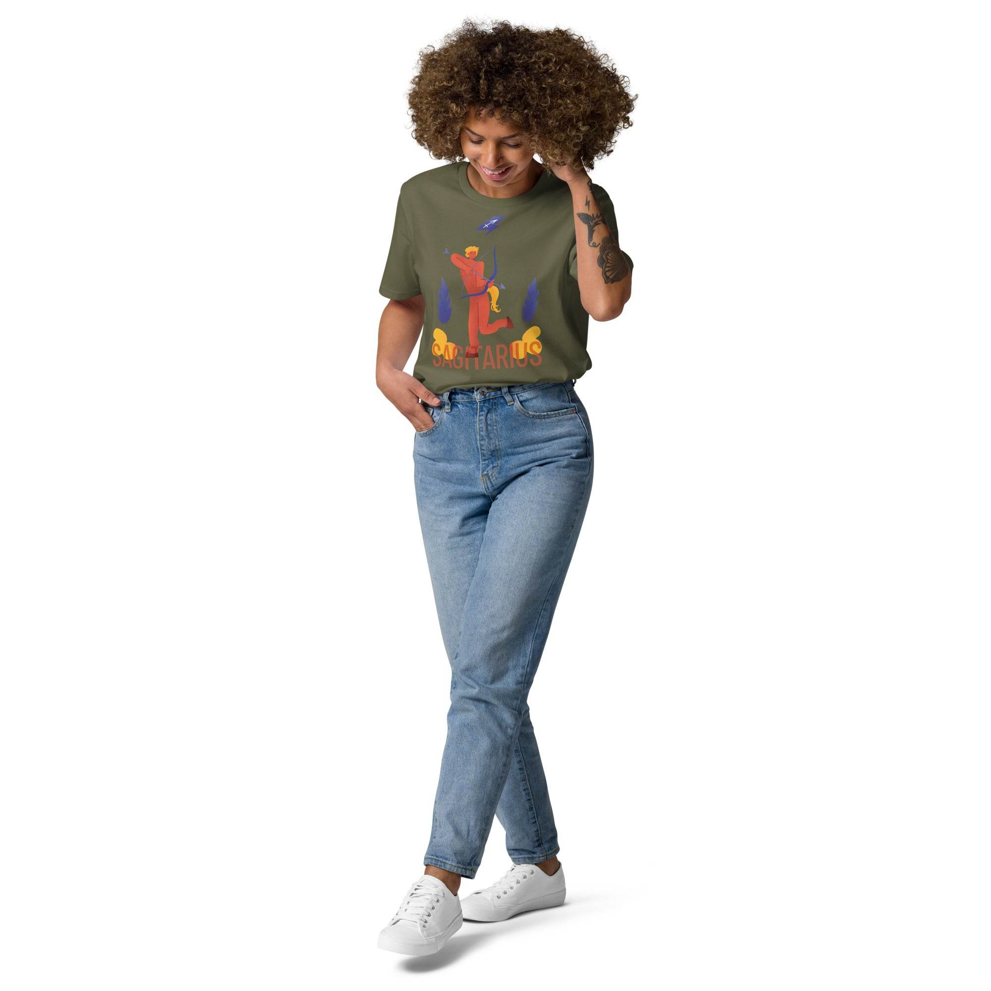 Sagittarius Unisex Organic Cotton T-Shirt - Raw Edition - 