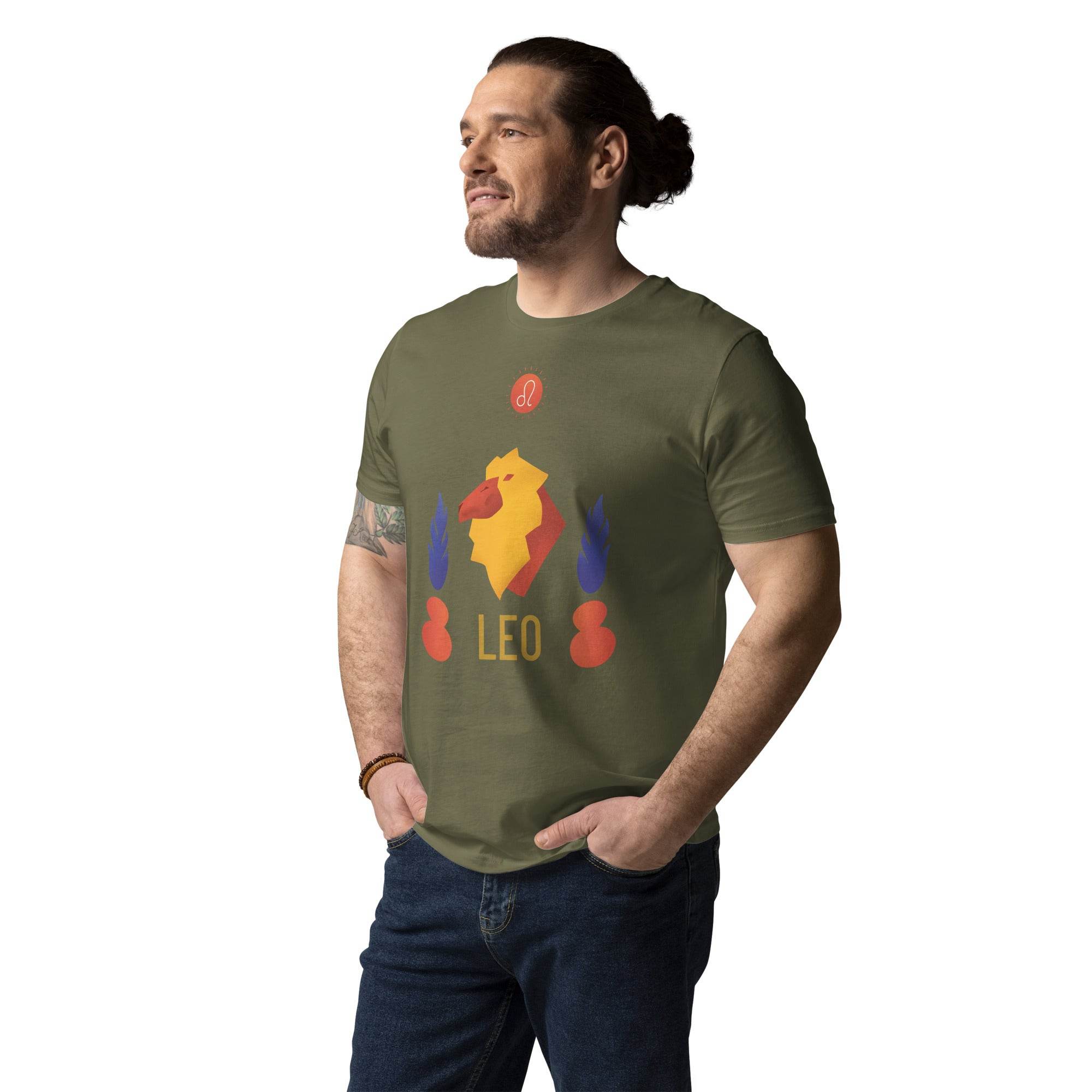 Leo Unisex Organic Cotton T-Shirt - Raw Edition - 