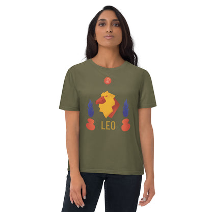 Leo Unisex Organic Cotton T-Shirt - Raw Edition