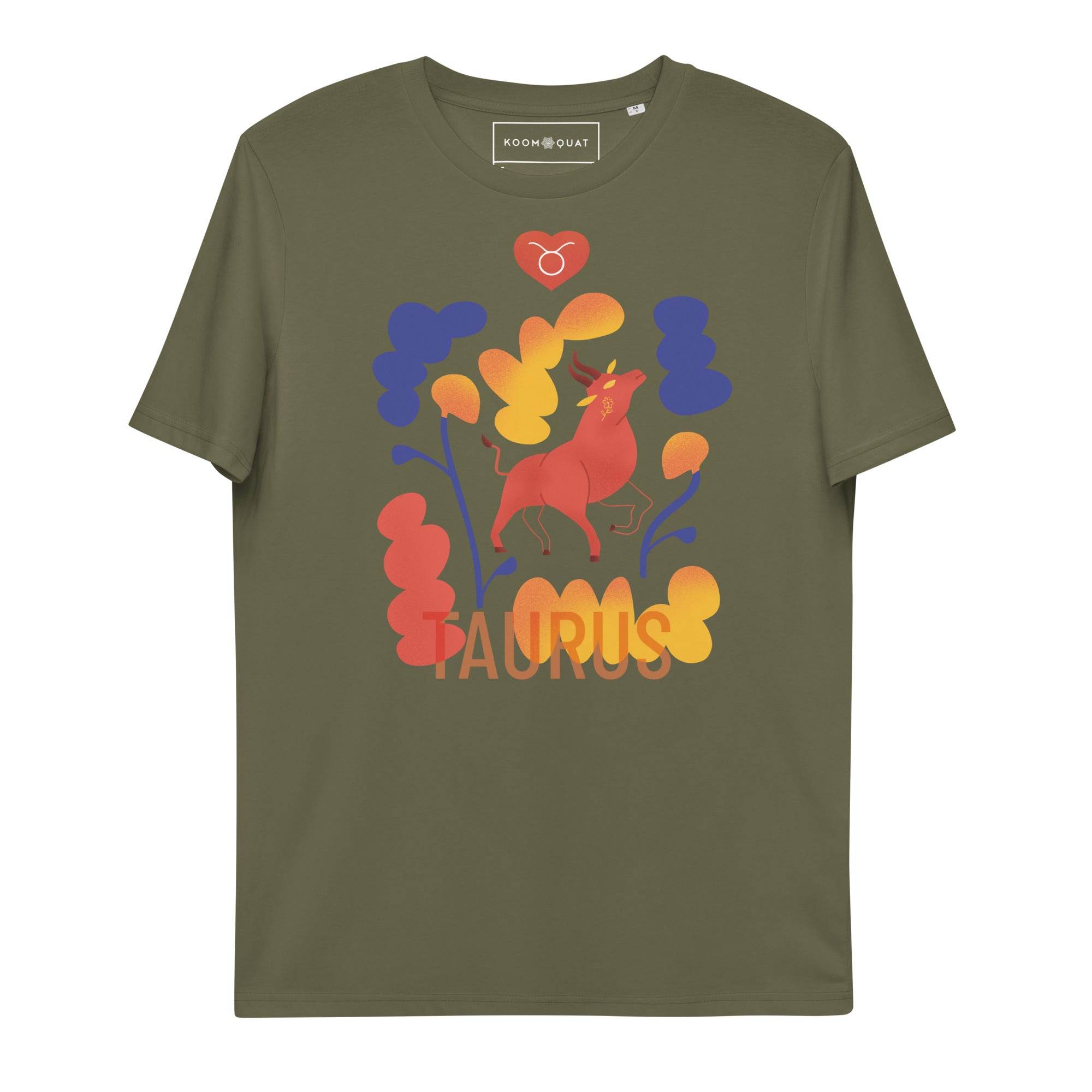 TAURUS Unisex Organic Cotton T-Shirt Raw - 