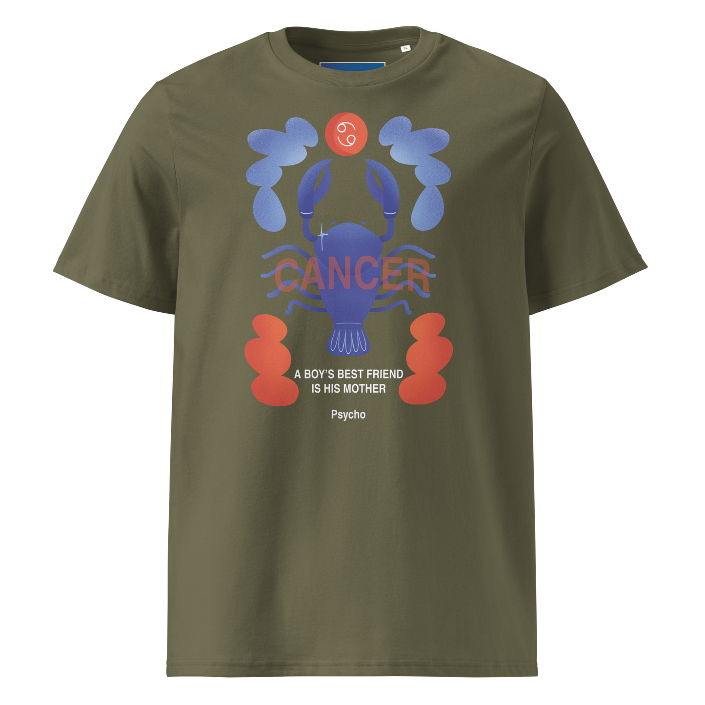 Cancer Unisex Organic Cotton T-Shirt - Psycho Edition